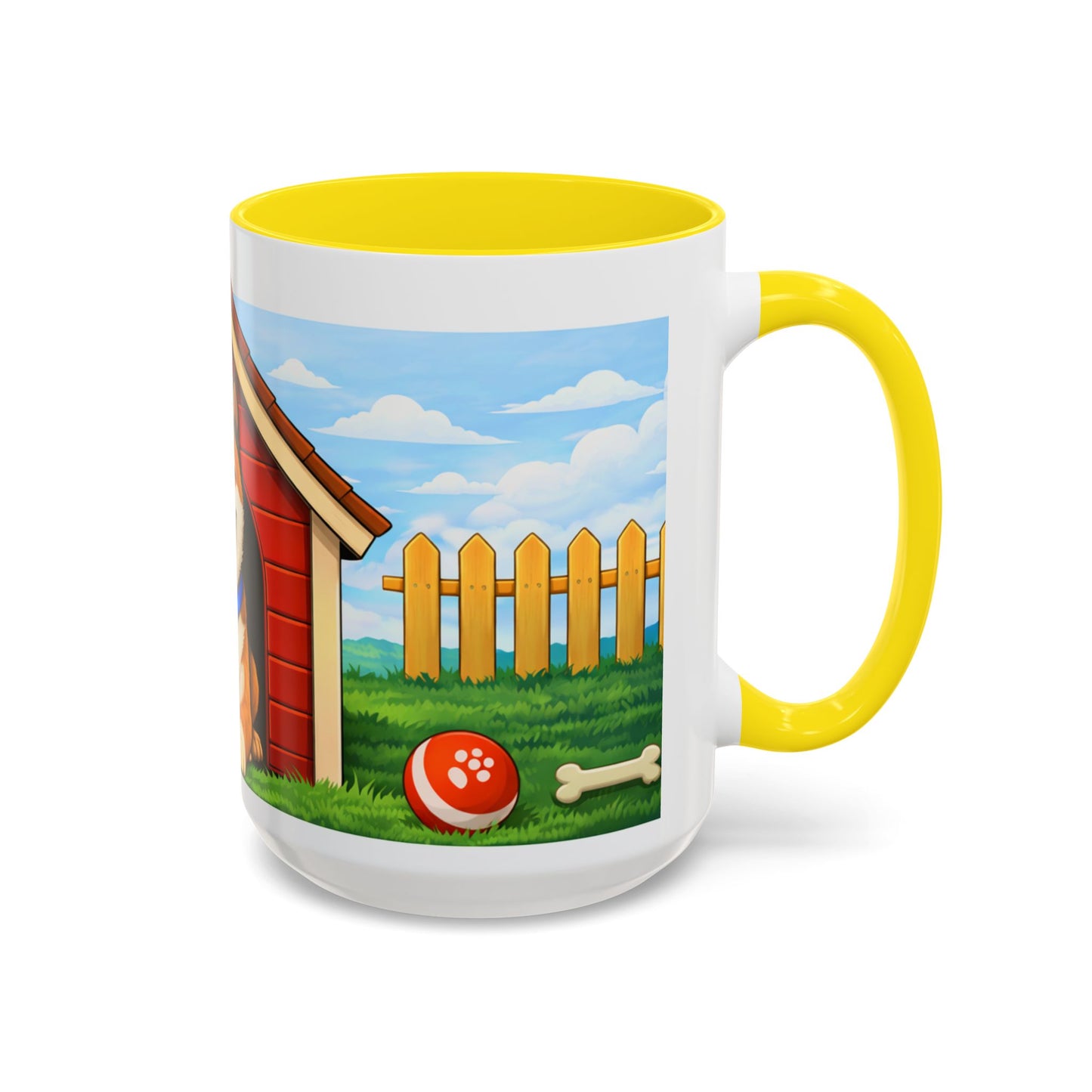 Akita  Red Dog House Accent Coffee Mug (11/15oz)
