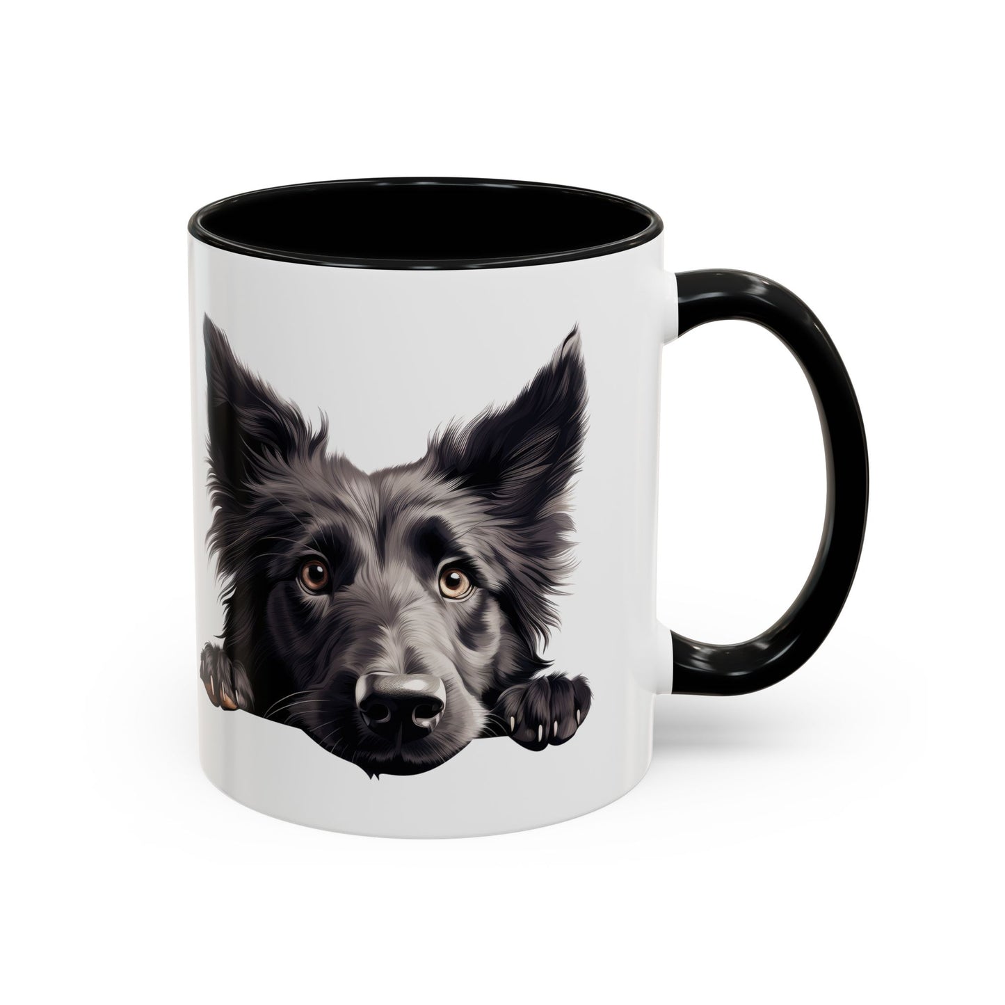 Belgian Sheepdog Coffee Mug — Cute Dog Lover Accent Mug (11/15oz)