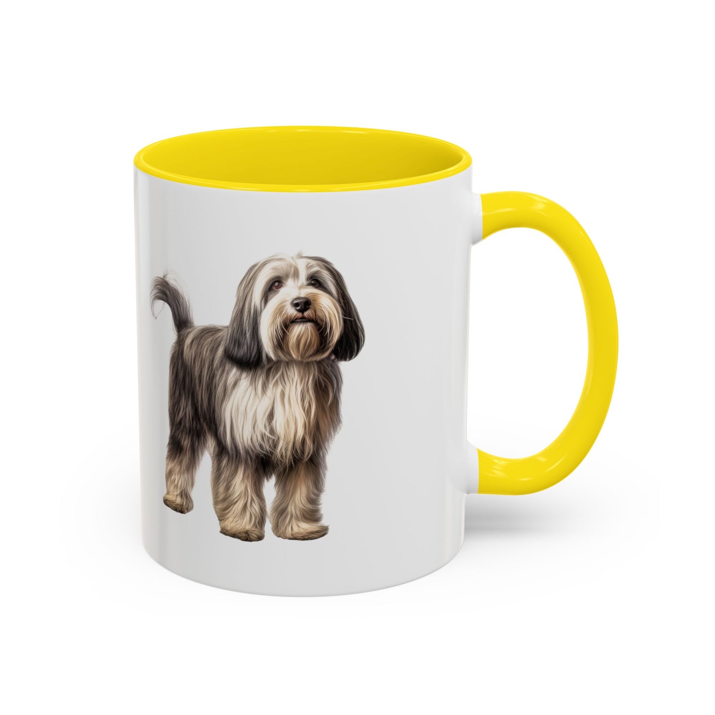 Tibetan Terrier Dog Accent Coffee Mug – Cute Small Dog Gift (11/15oz)