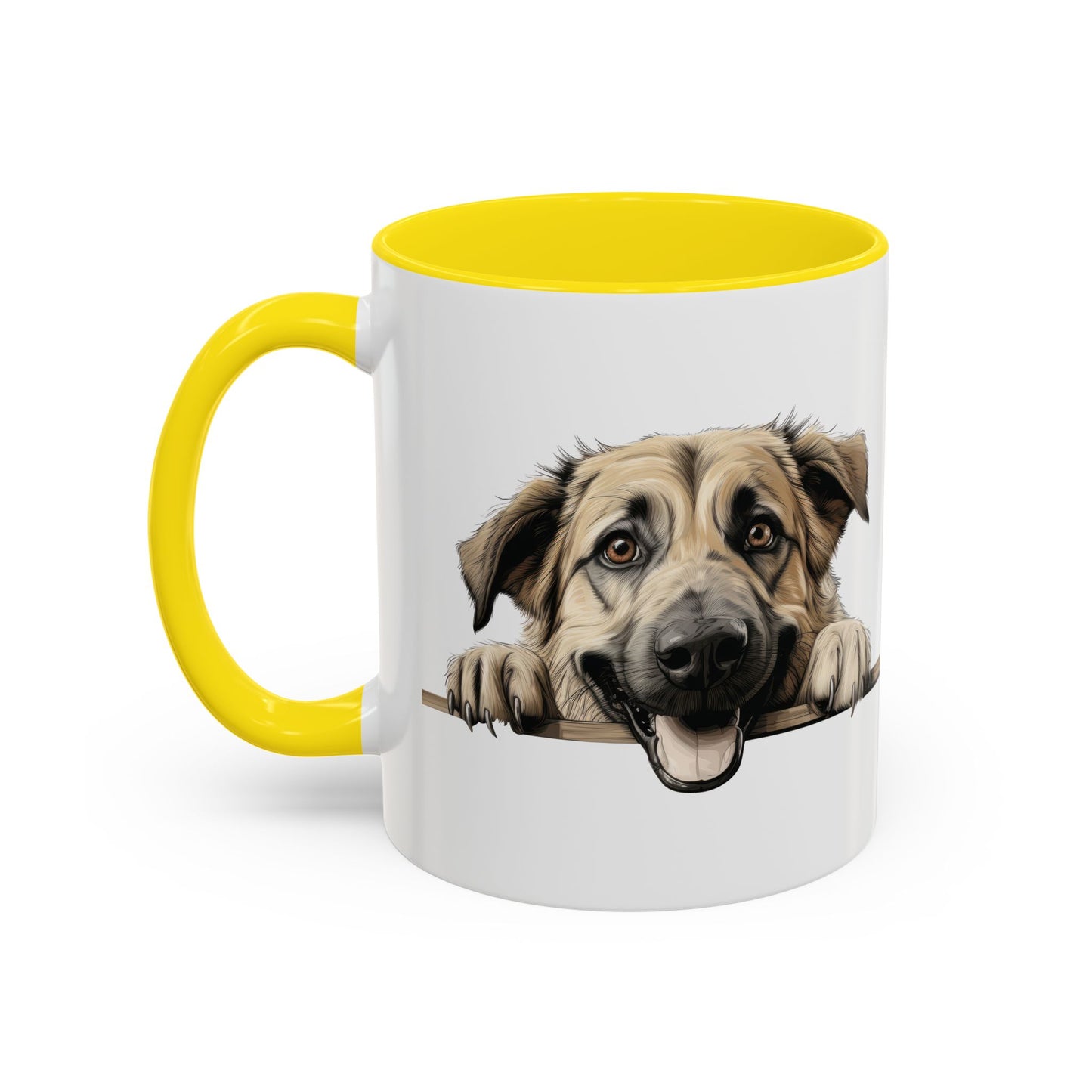 Anatolian Shepherd Dog Coffee Mug — Cute Pawing Puppy Accent Mug (11/15 oz)