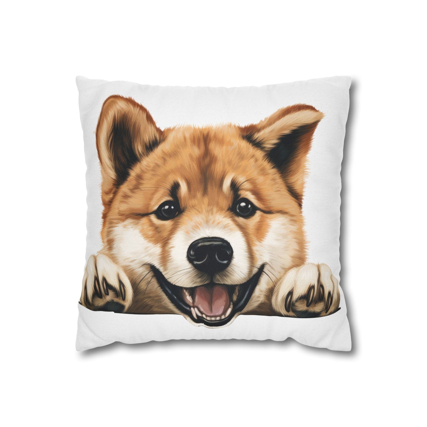 Akita Decorative Pillow Cover — Cute Dog Throw Pillowcase