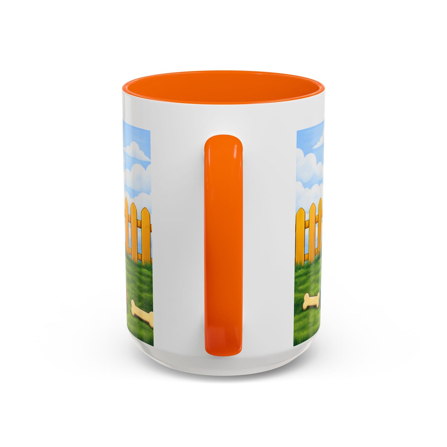 Belgian Sheepdog -- Red Doghouse Accent Coffee Mug (11oz/15oz)