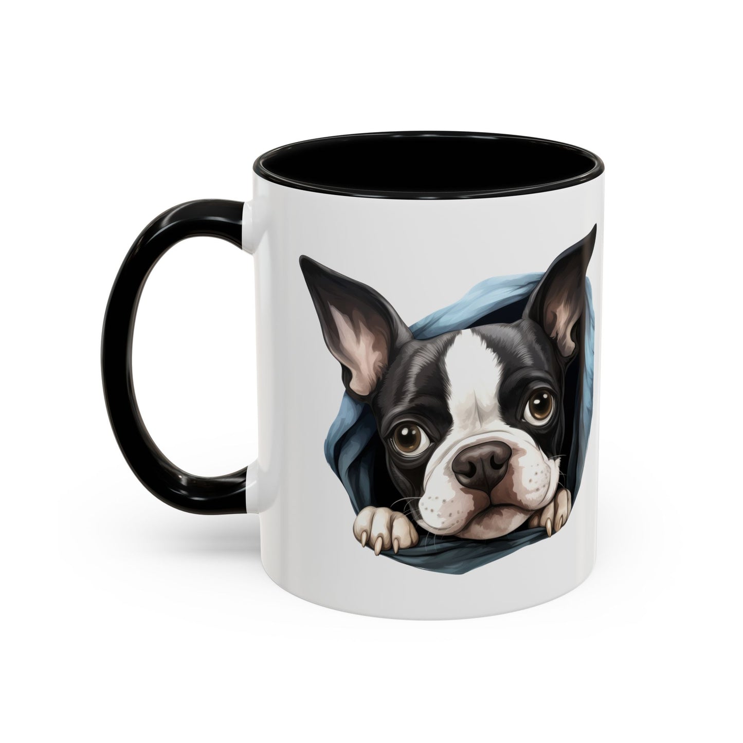Boston Terrier Coffee Mug — Cute Dog Lover Accent Mug (11/15oz)