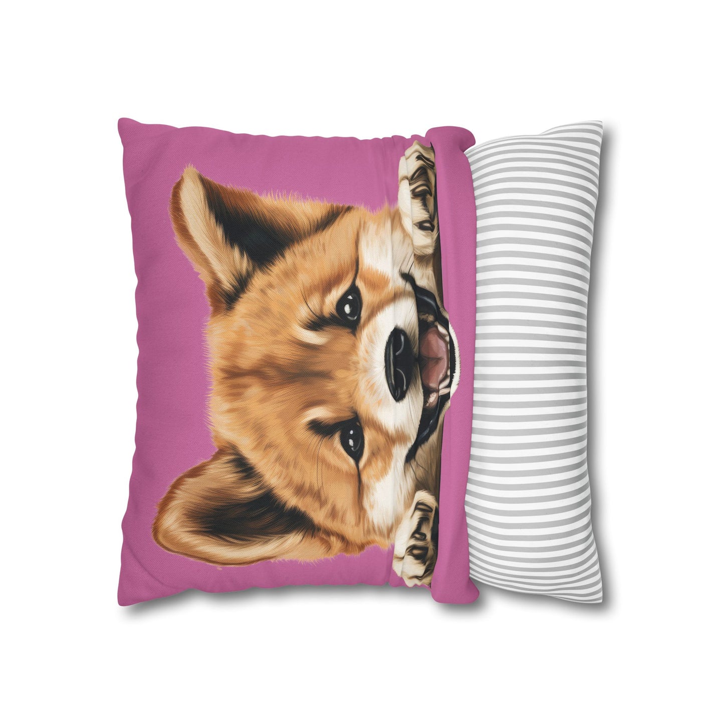 Akita Decorative Pillow Cover — Cute Dog Throw Pillowcase