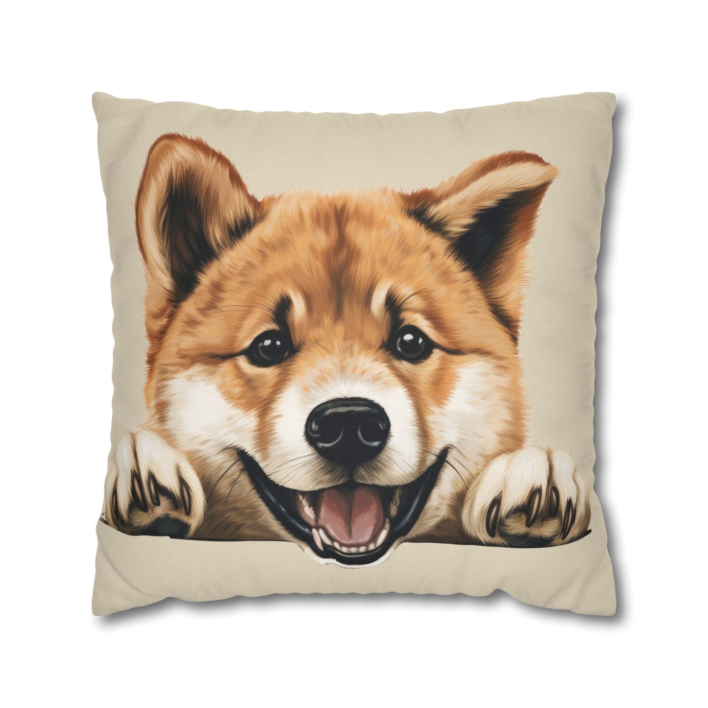 Akita Decorative Pillow Cover — Cute Dog Throw Pillowcase