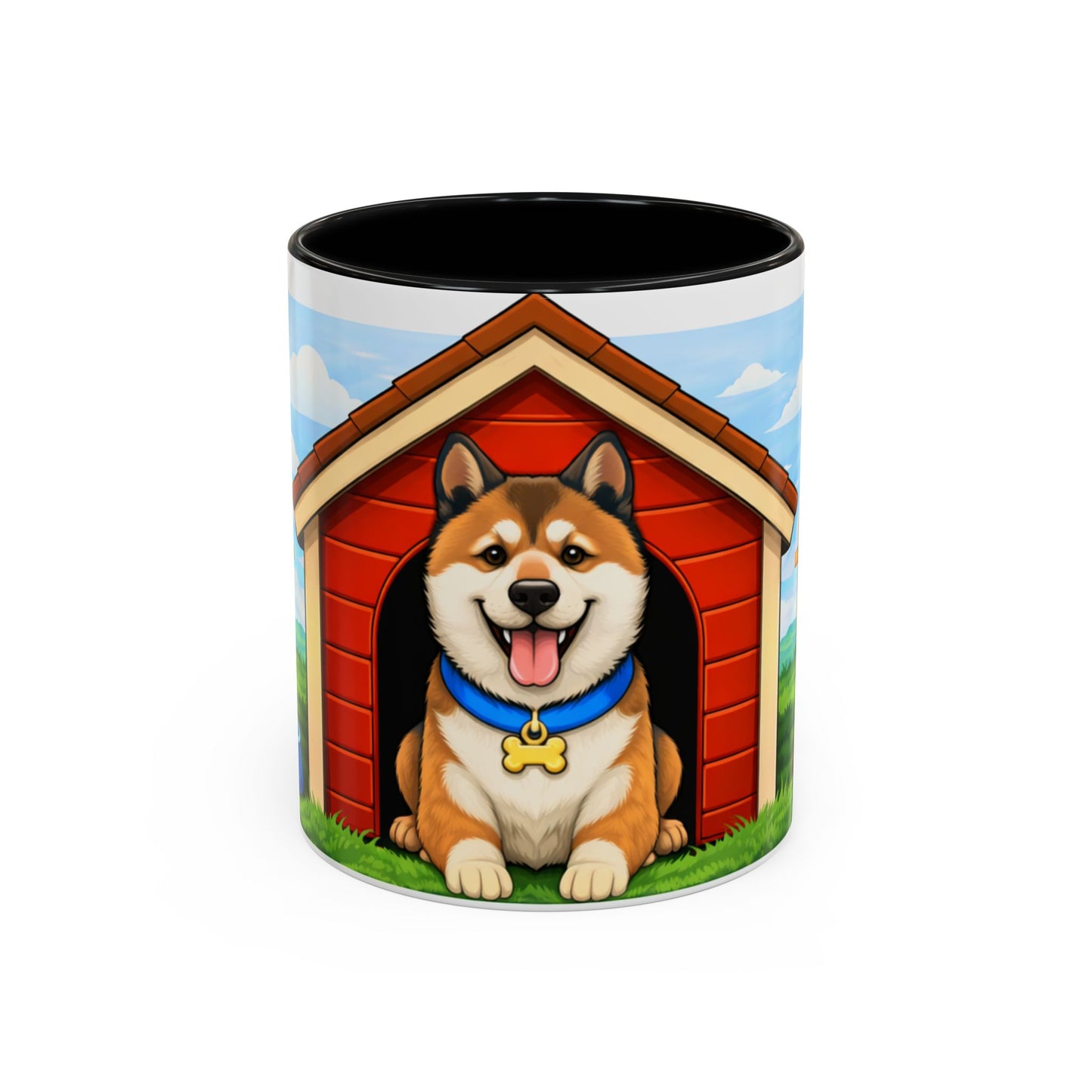 Akita  Red Dog House Accent Coffee Mug (11/15oz)