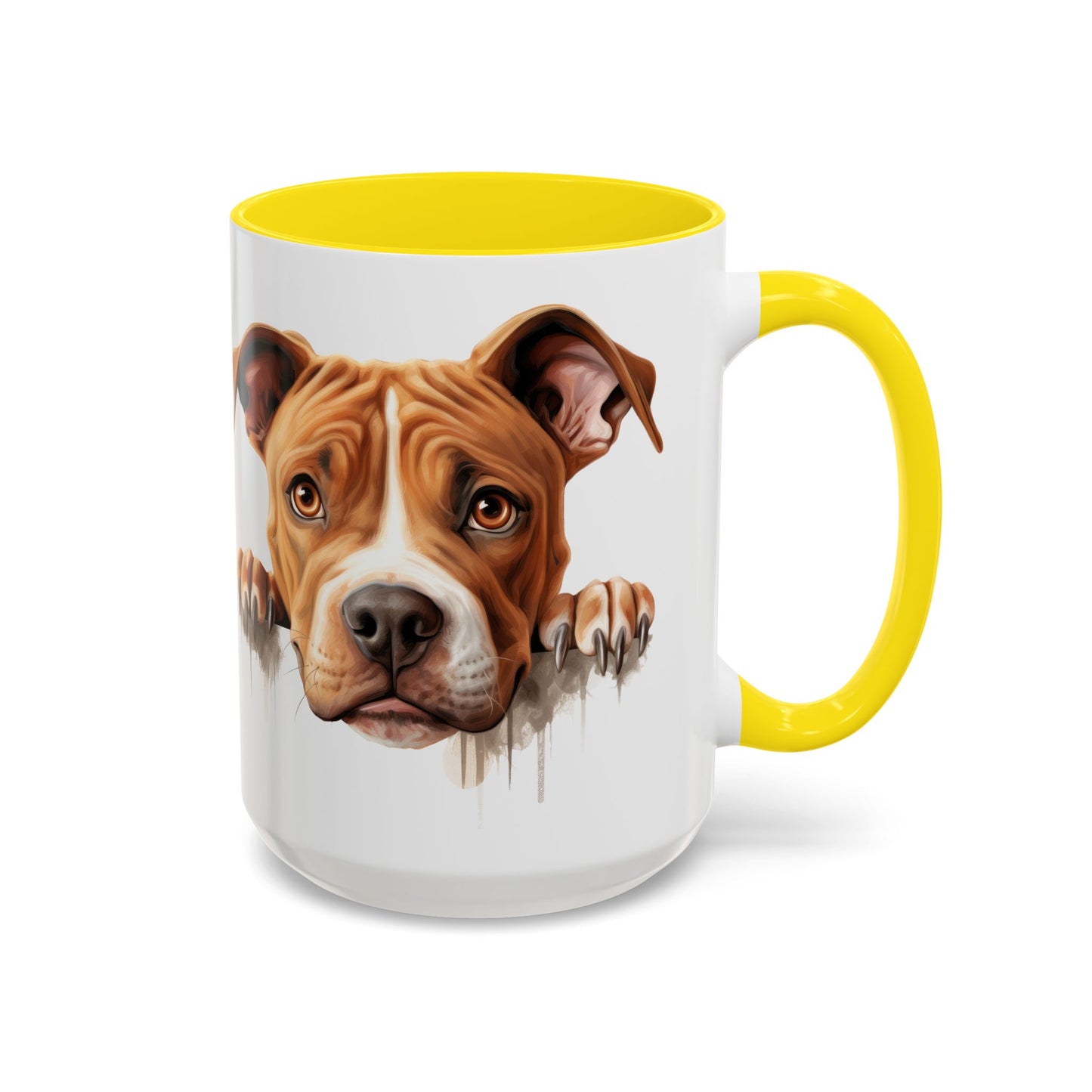 American Pit Bull Terrier -Accent Coffee Mug —  (11/15oz)