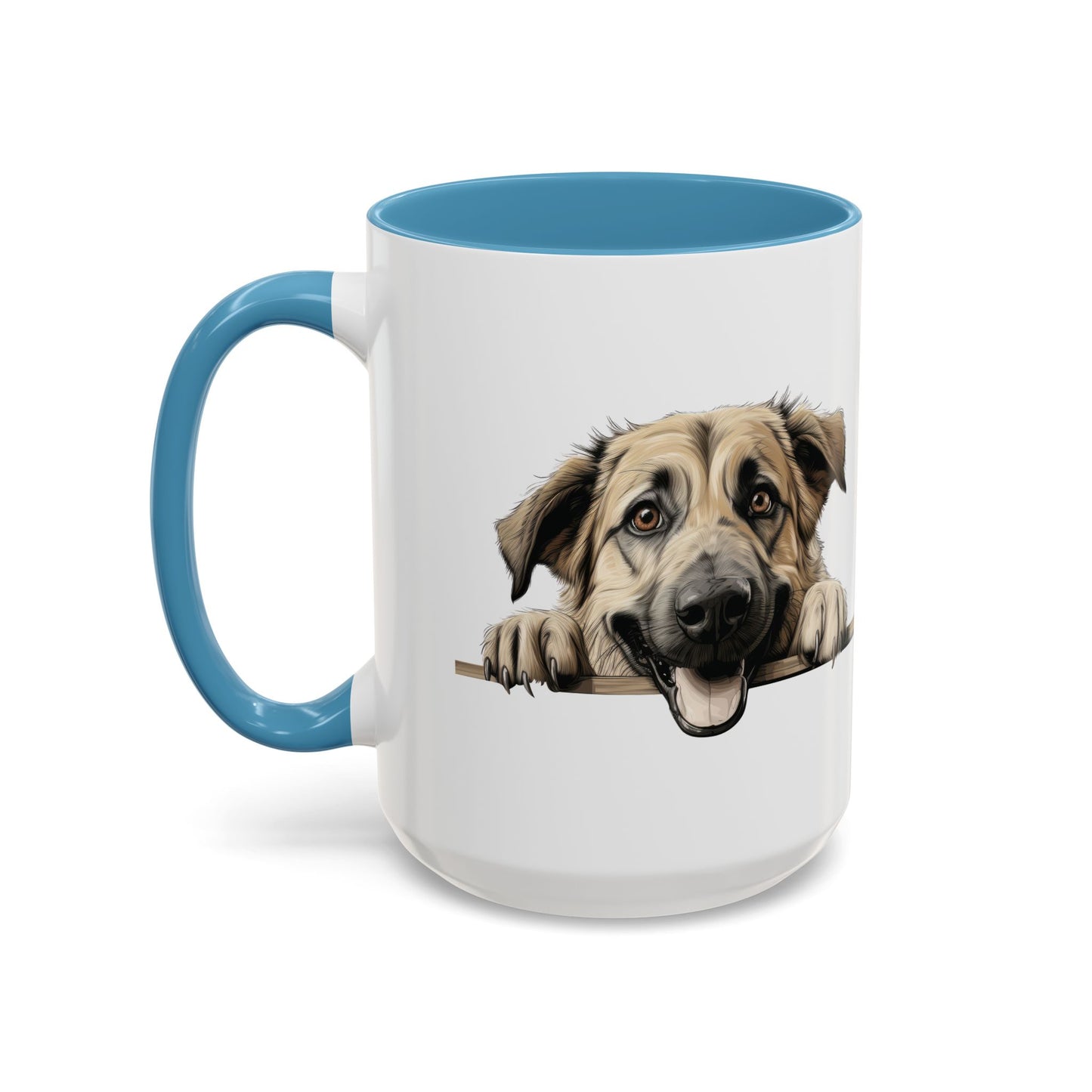 Anatolian Shepherd Dog Coffee Mug — Cute Pawing Puppy Accent Mug (11/15 oz)