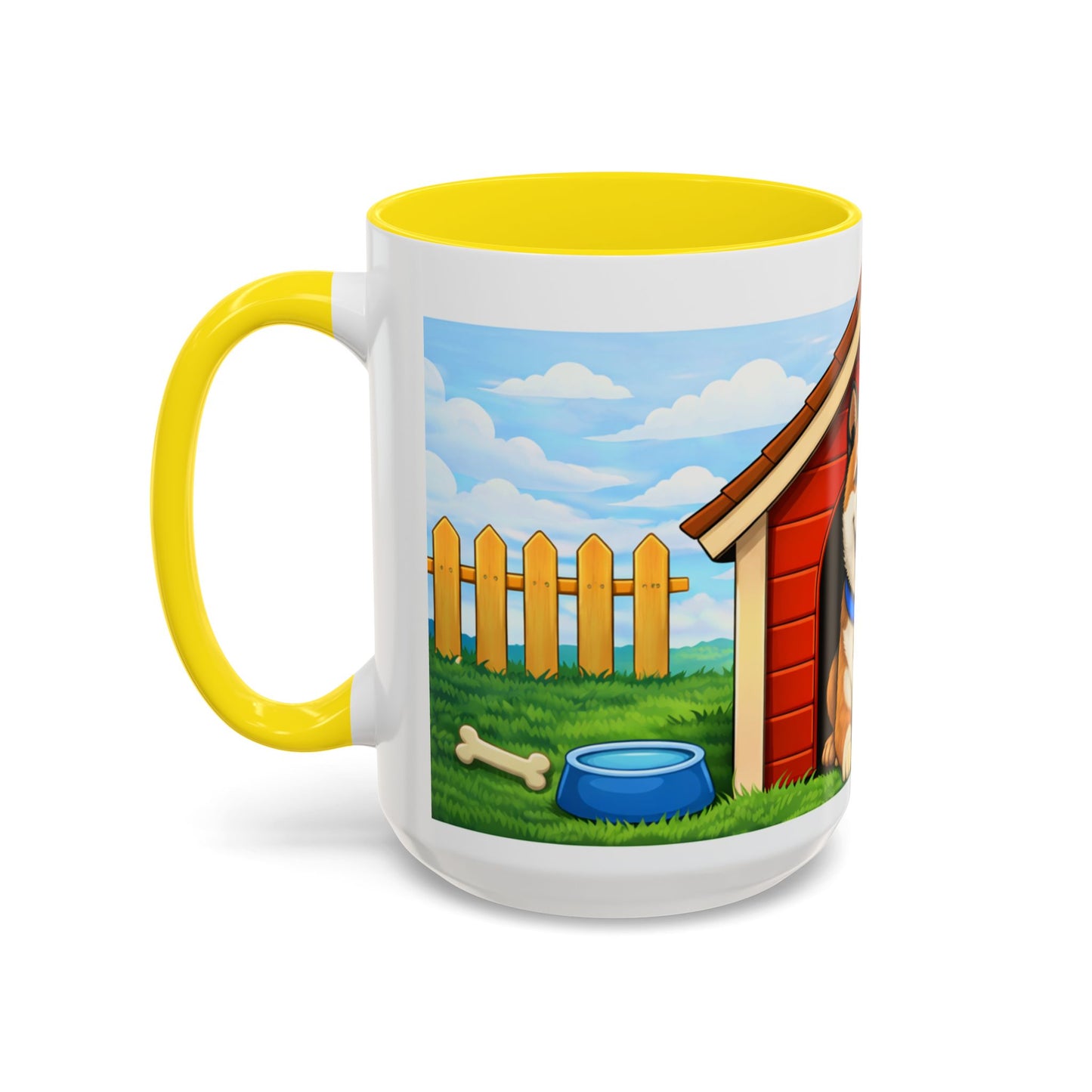 Akita  Red Dog House Accent Coffee Mug (11/15oz)