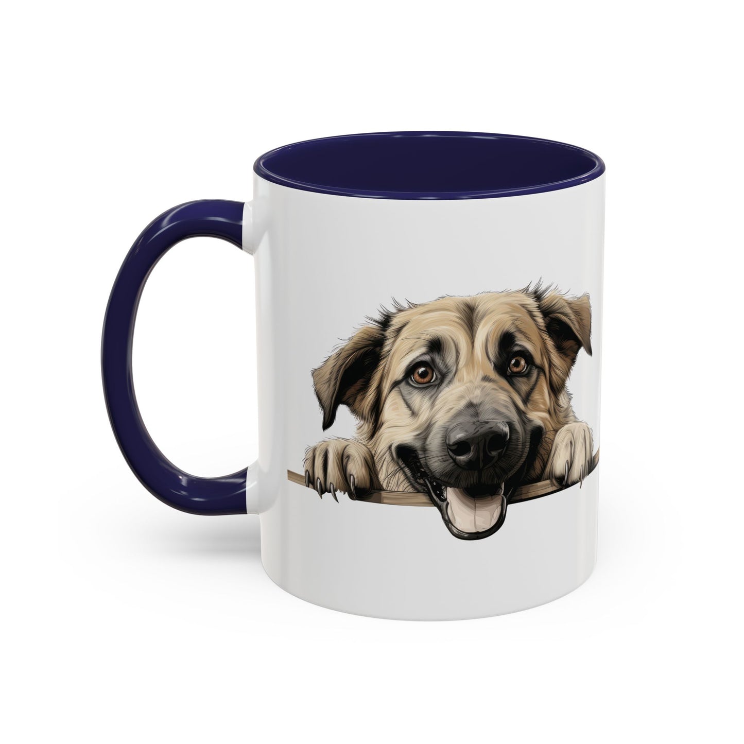 Anatolian Shepherd Dog Coffee Mug — Cute Pawing Puppy Accent Mug (11/15 oz)