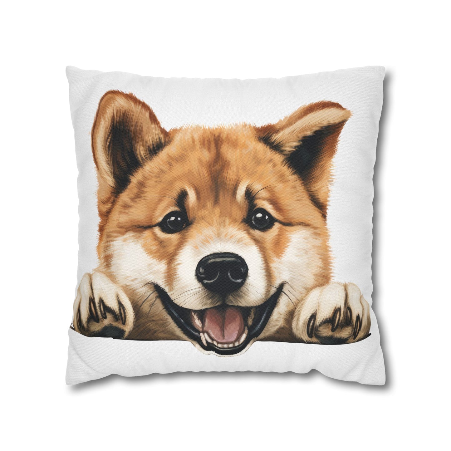 Akita Decorative Pillow Cover — Cute Dog Throw Pillowcase
