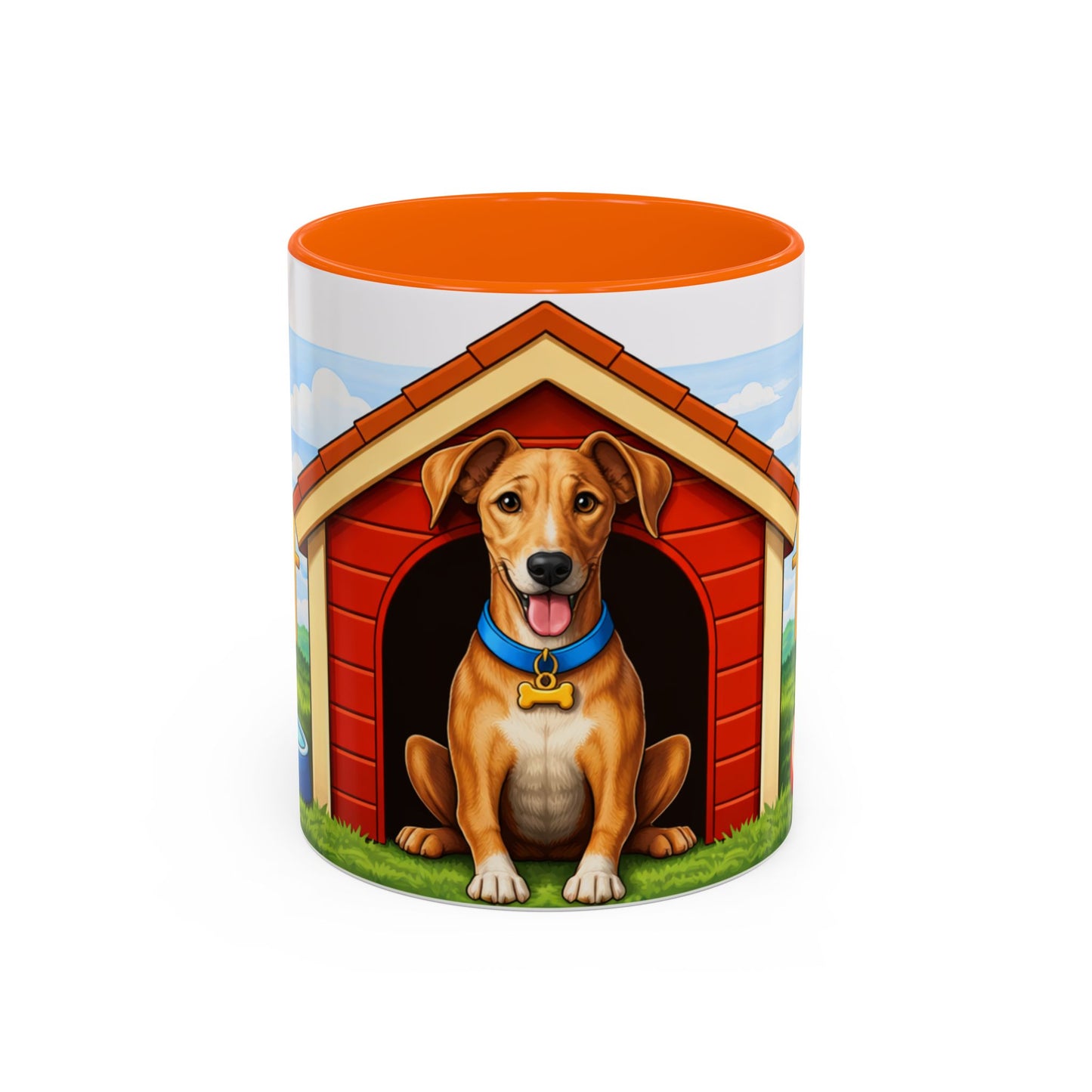 Azawakh —  Red Doghouse Coffee Mug (11oz/15oz)