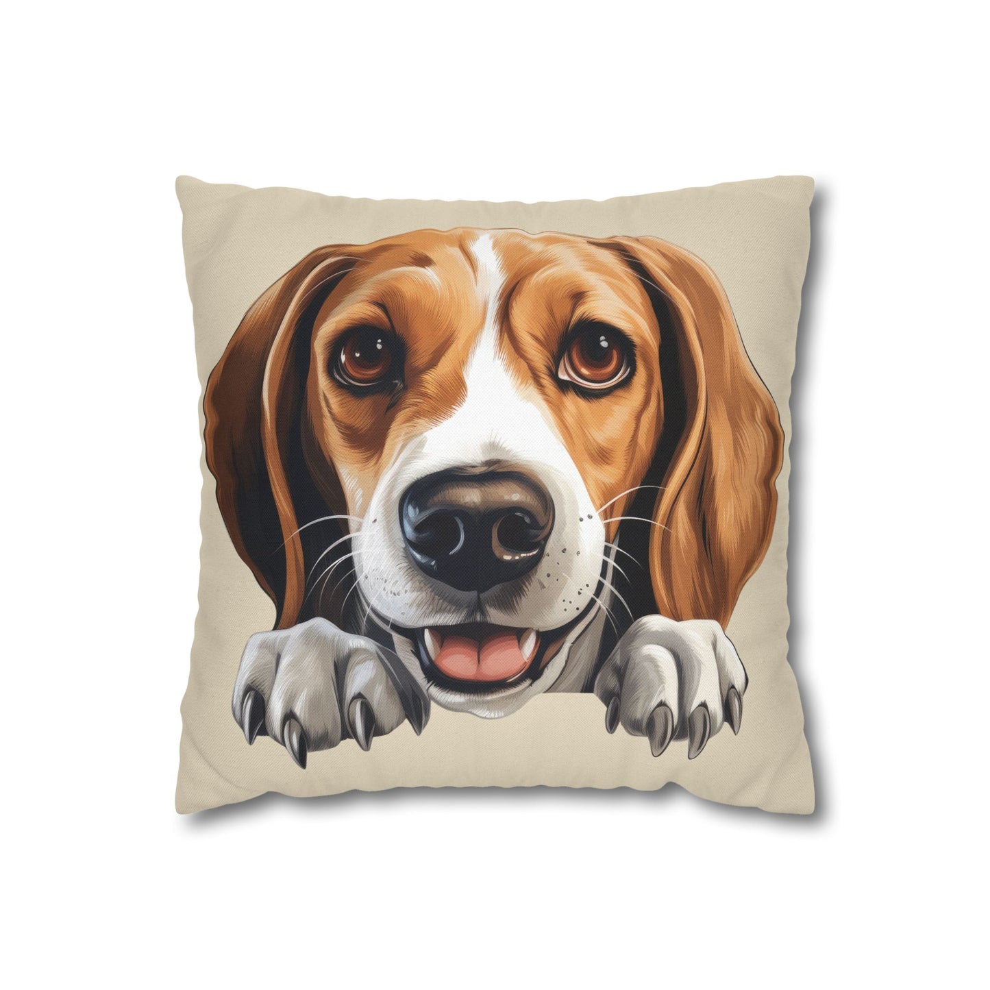 American Foxhound Decorative Pillowcase — Cute Dog Throw Pillow Cover