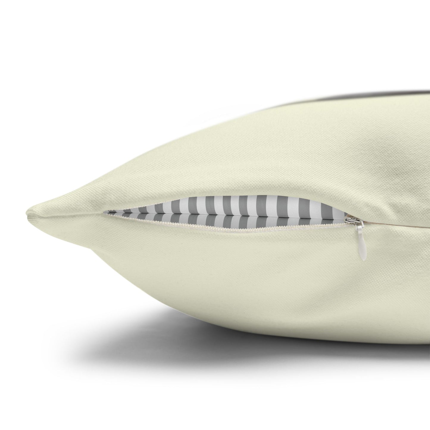 Bedlington Terrier Face Throw Pillow — Whimsical Pet Portrait Cushion Cover