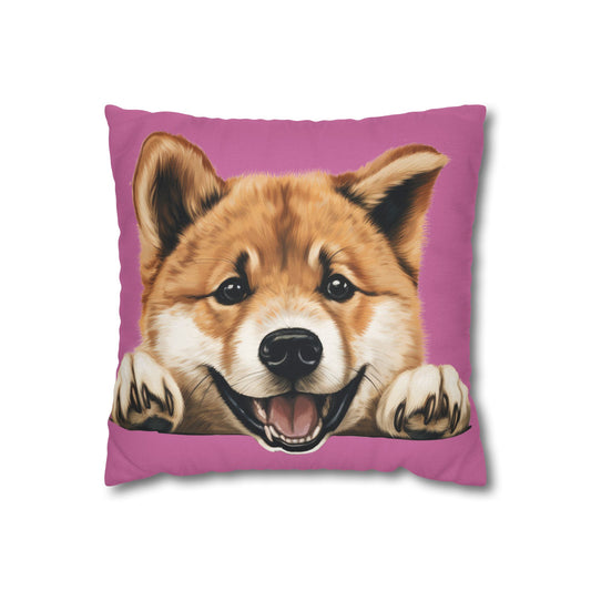 Akita Decorative Pillow Cover — Cute Dog Throw Pillowcase