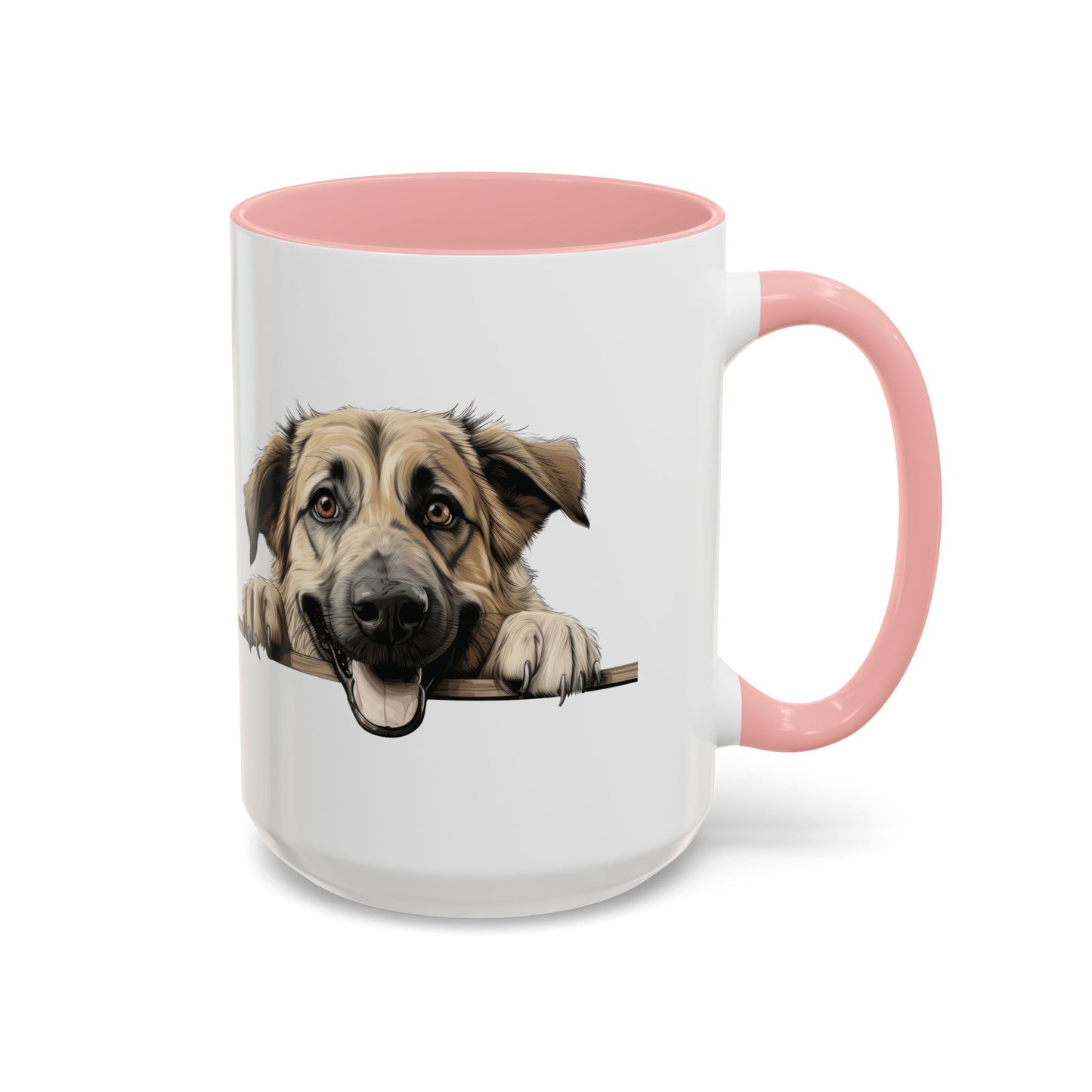 Anatolian Shepherd Dog Coffee Mug — Cute Pawing Puppy Accent Mug (11/15 oz)