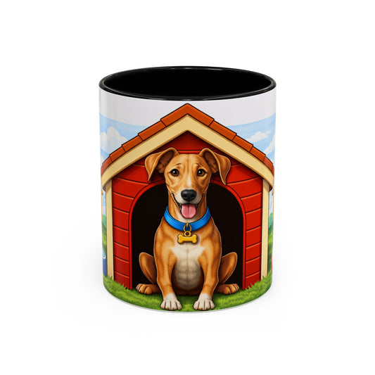Azawakh —  Red Doghouse Coffee Mug (11oz/15oz)