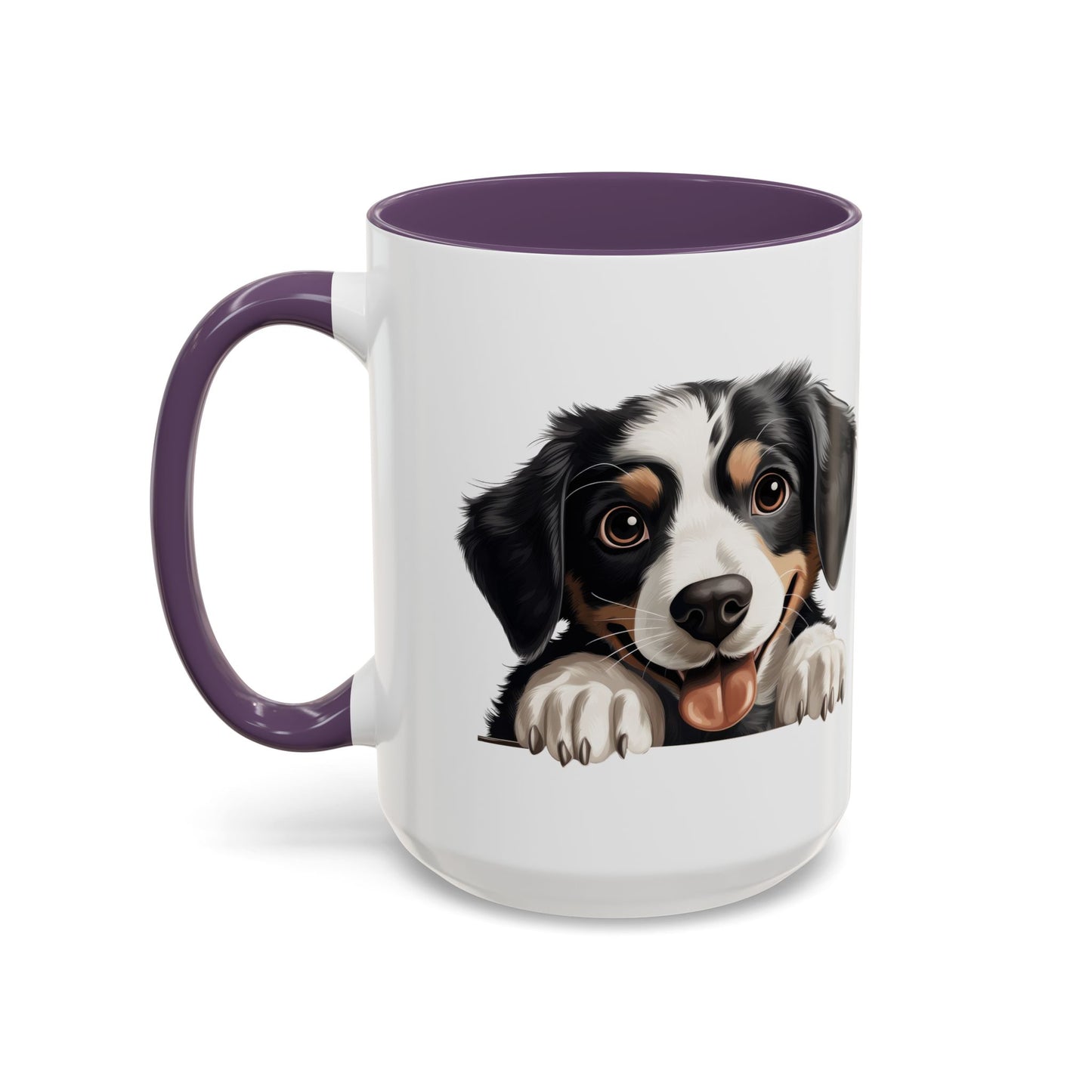 Appenzeller Sennenhund Dog Peek Coffee Mug — Cute Puppy Ceramic Accent Mug (11/15oz)