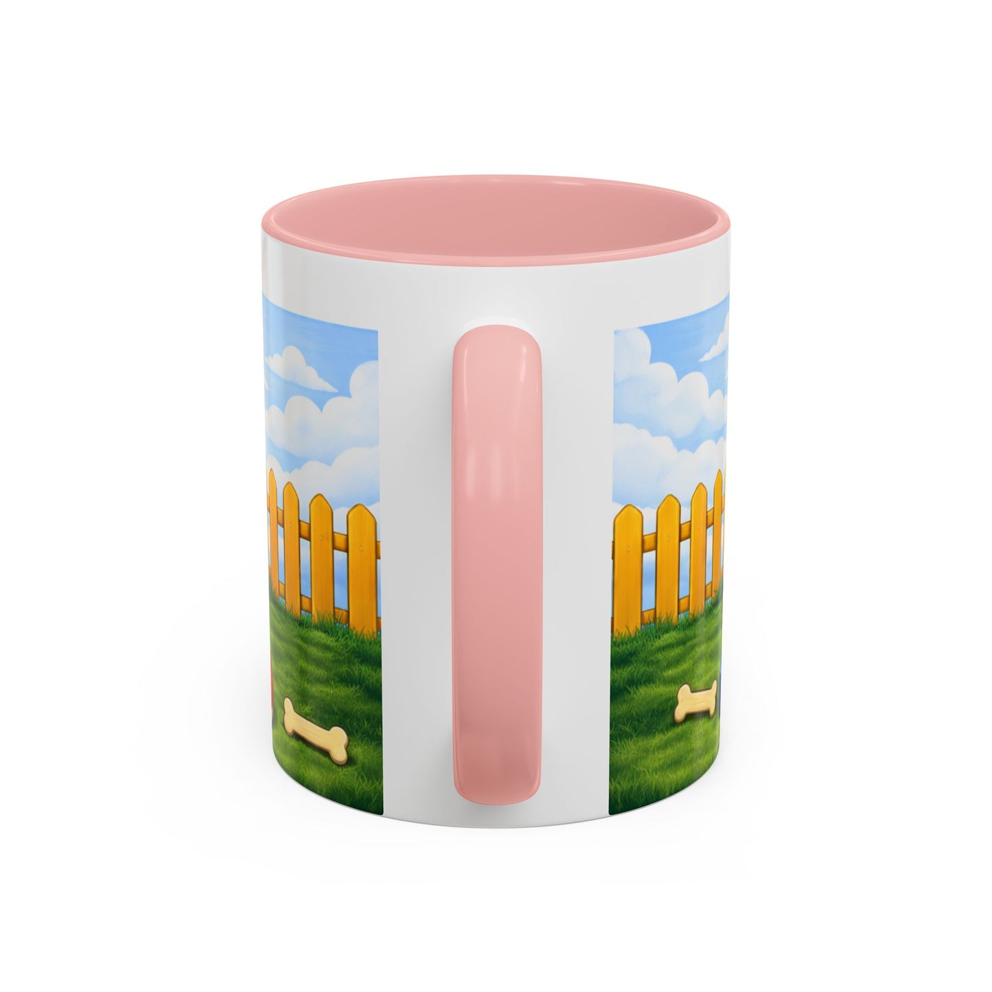 Belgian Sheepdog -- Red Doghouse Accent Coffee Mug (11oz/15oz)