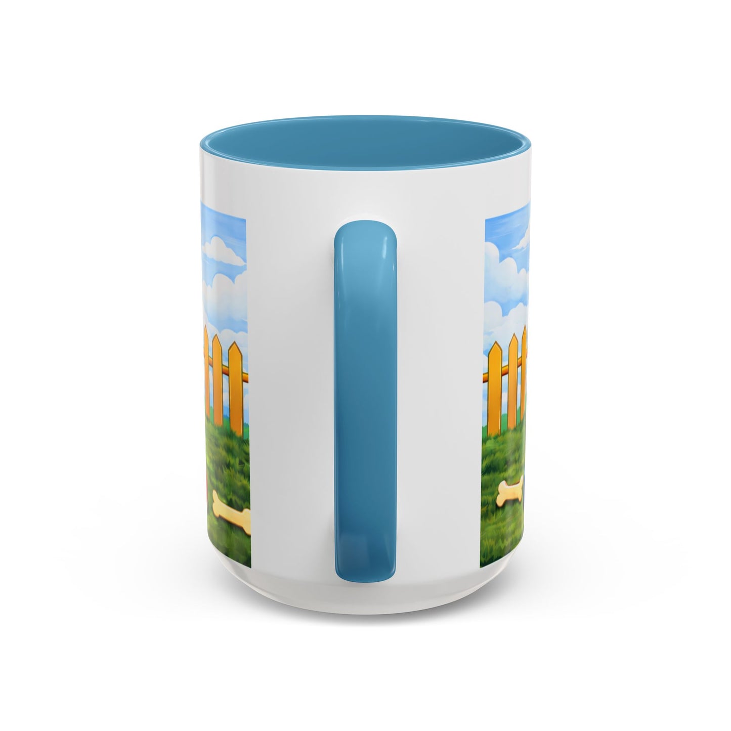 Bull Terrier — Red Doghouse Accent Mug (11/15oz)