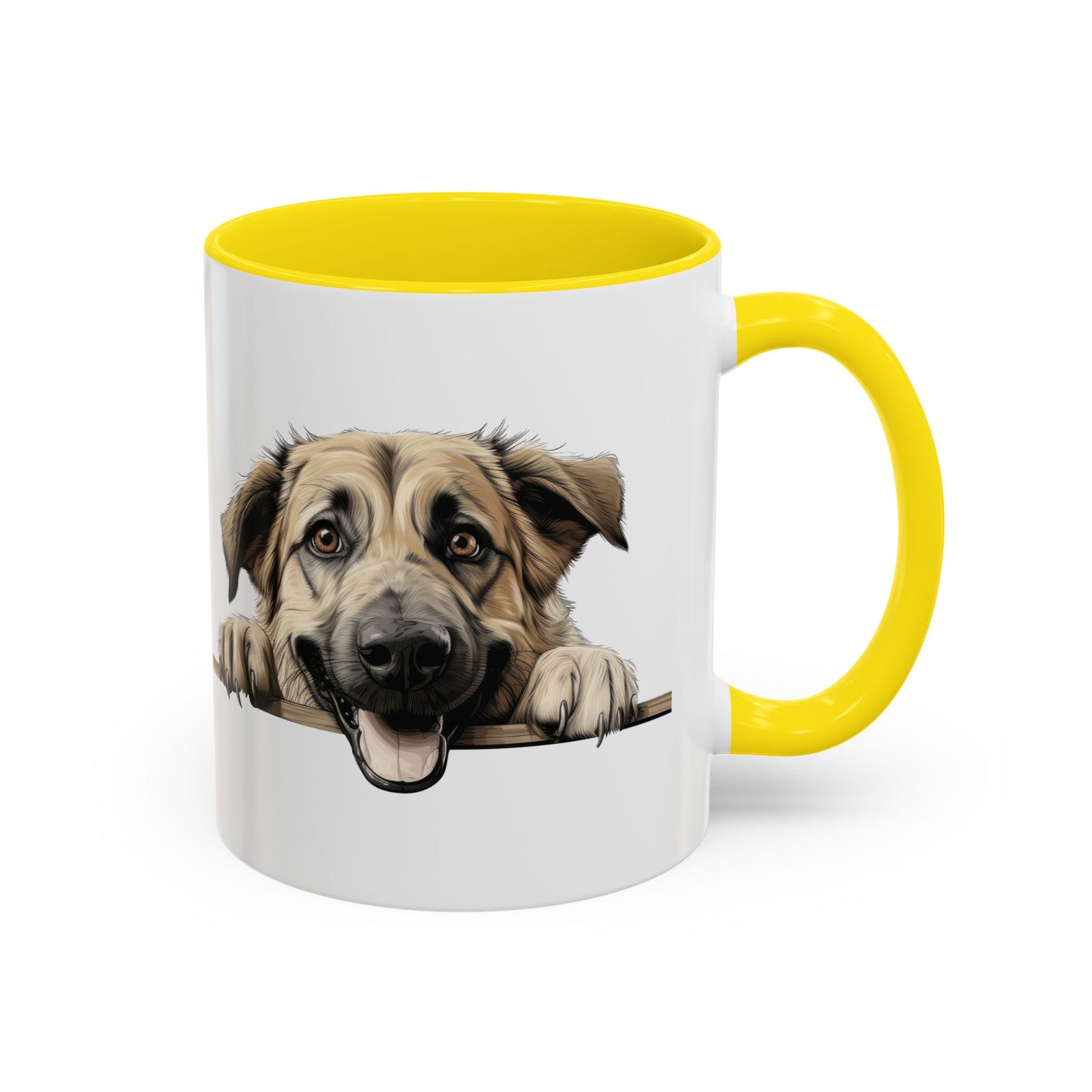 Anatolian Shepherd Dog Coffee Mug — Cute Pawing Puppy Accent Mug (11/15 oz)