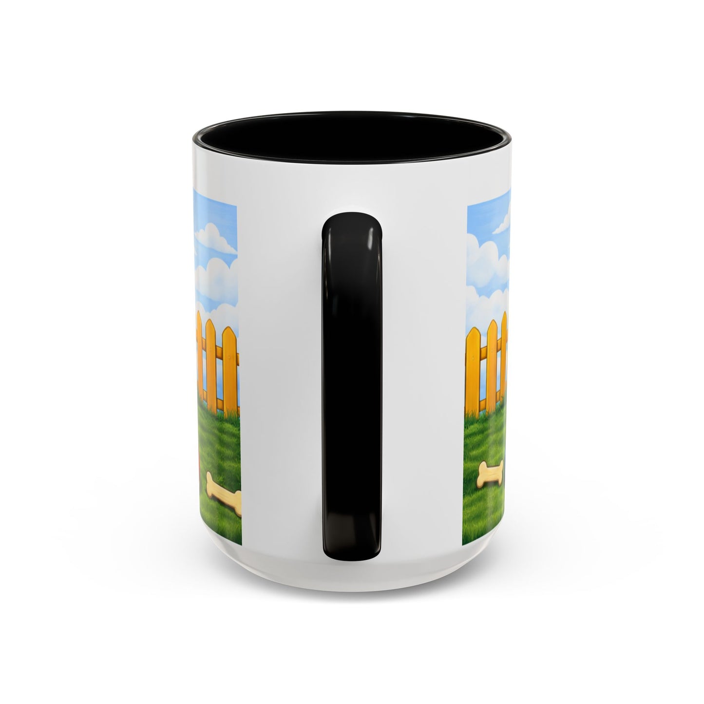 Belgian Sheepdog -- Red Doghouse Accent Coffee Mug (11oz/15oz)