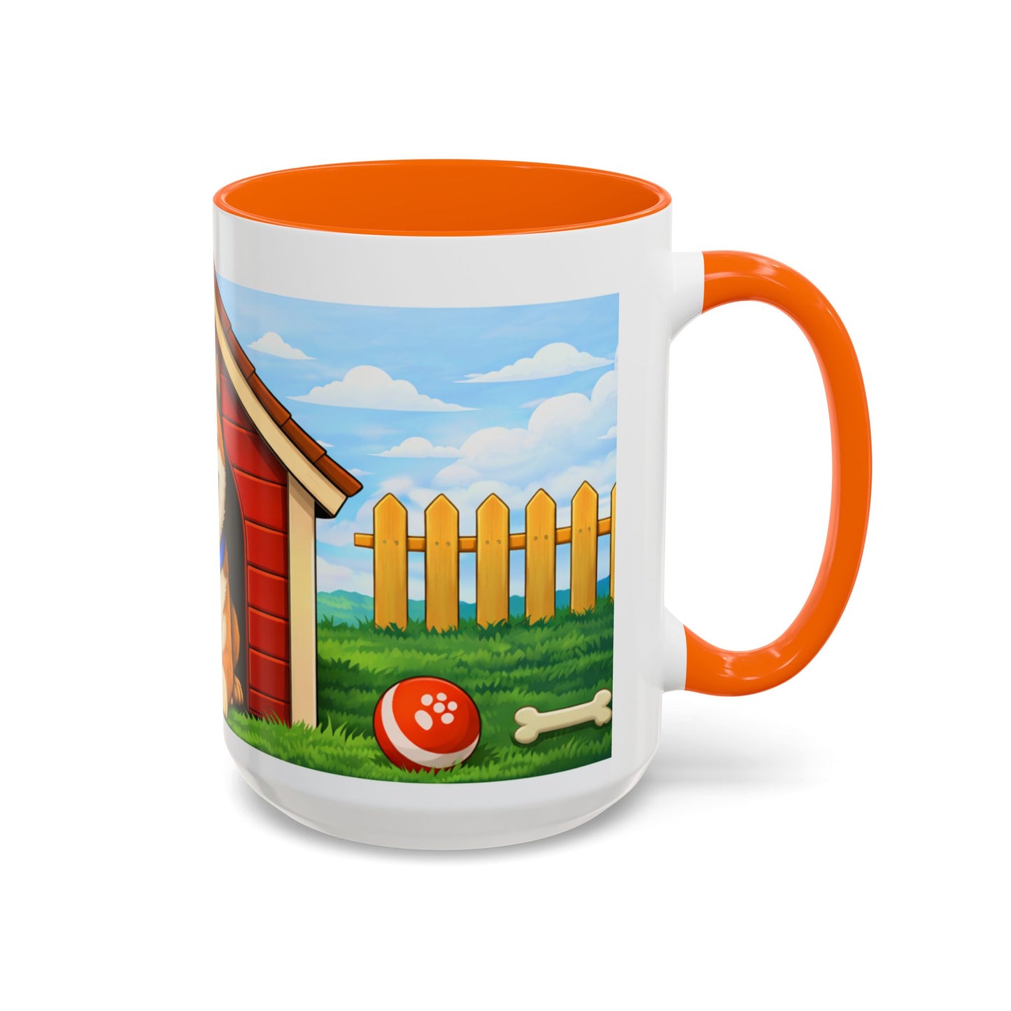 Akita  Red Dog House Accent Coffee Mug (11/15oz)