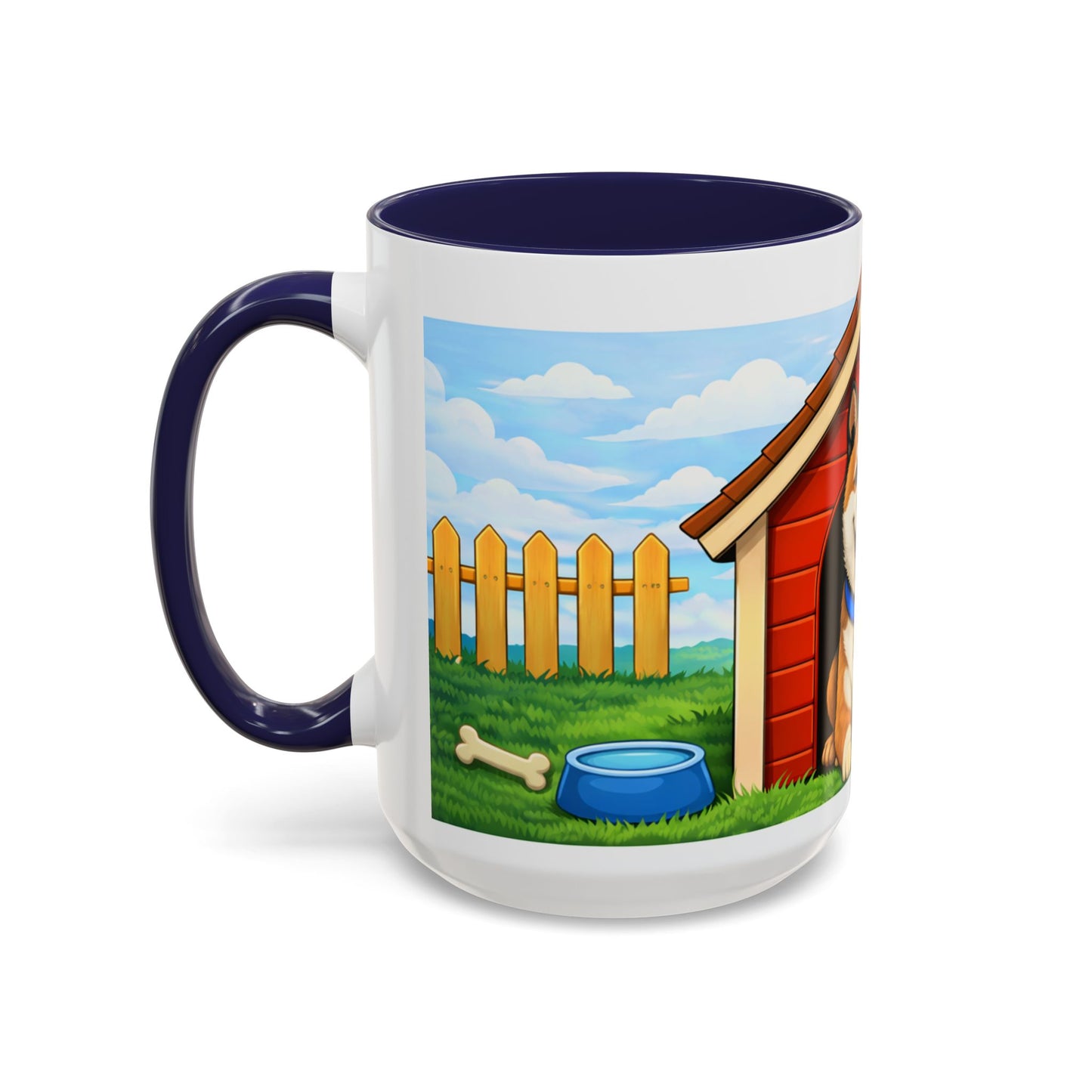 Akita  Red Dog House Accent Coffee Mug (11/15oz)