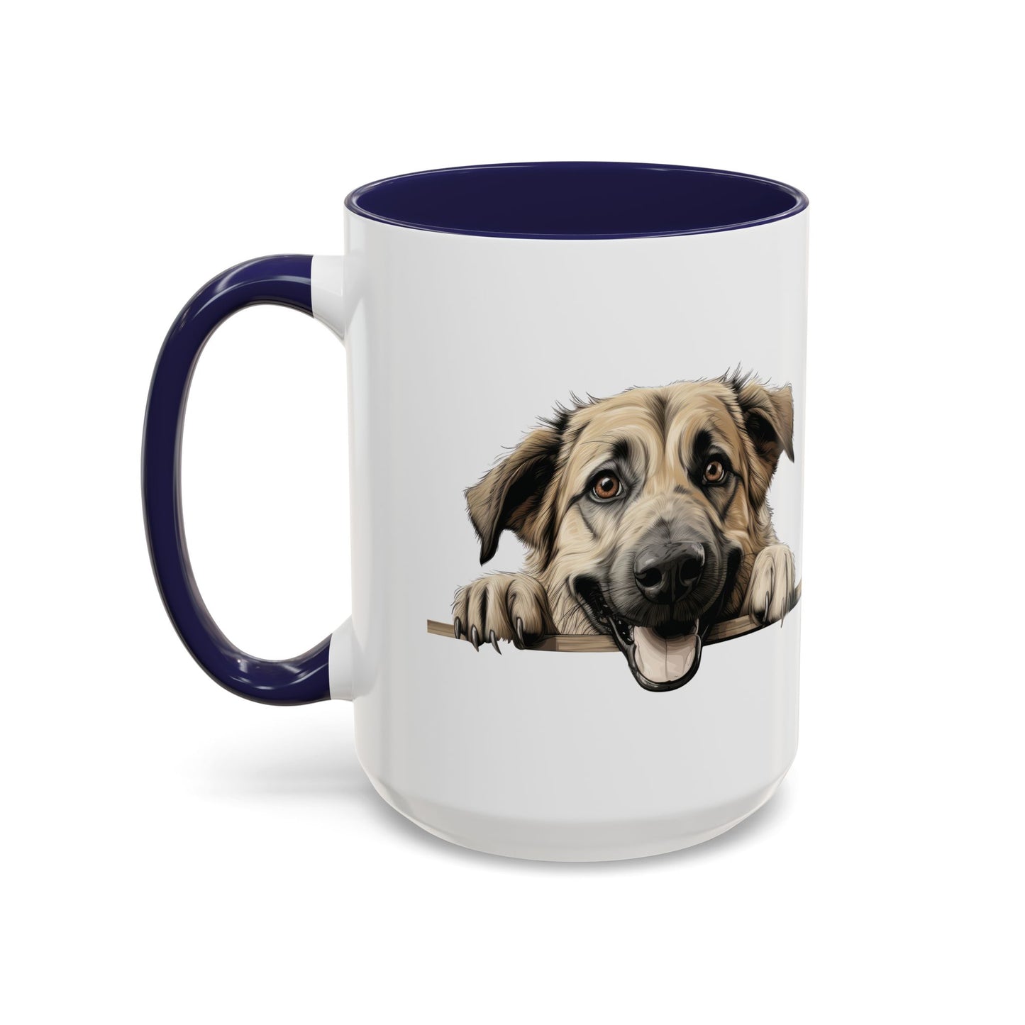 Anatolian Shepherd Dog Coffee Mug — Cute Pawing Puppy Accent Mug (11/15 oz)