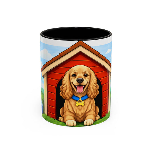 American Cocker Spaniel Coffee Mug – Red Doghouse Mug(11/15oz)