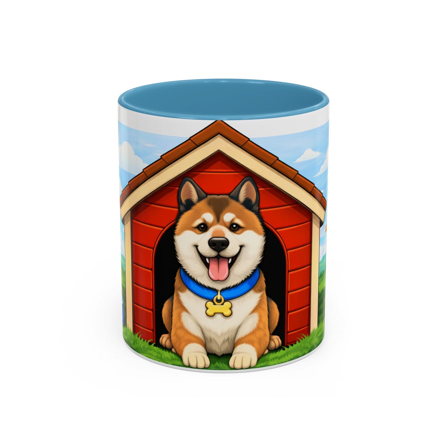 Akita  Red Dog House Accent Coffee Mug (11/15oz)