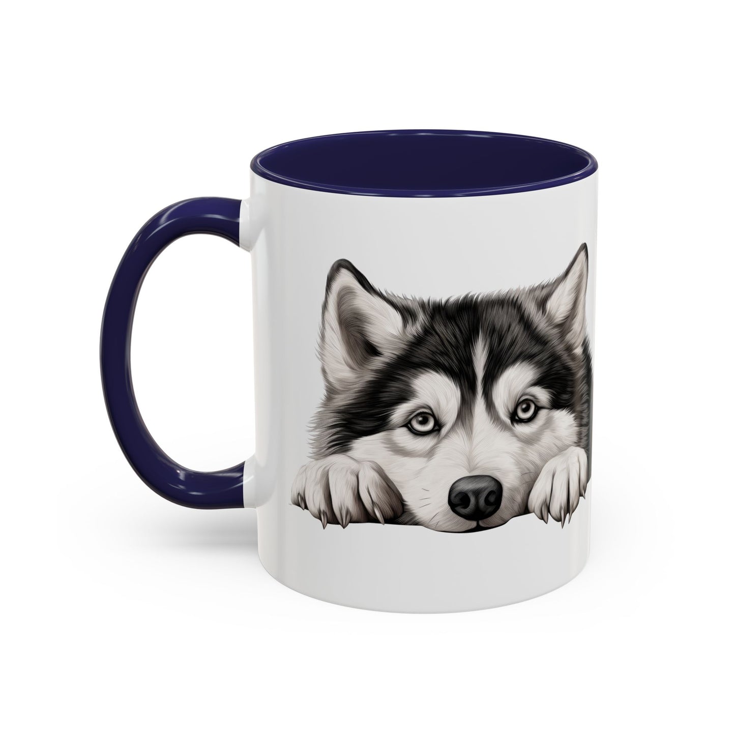 Alaskan Malamute Coffee Mug — Cute Siberian Husky Accent Mug (11/15 oz)