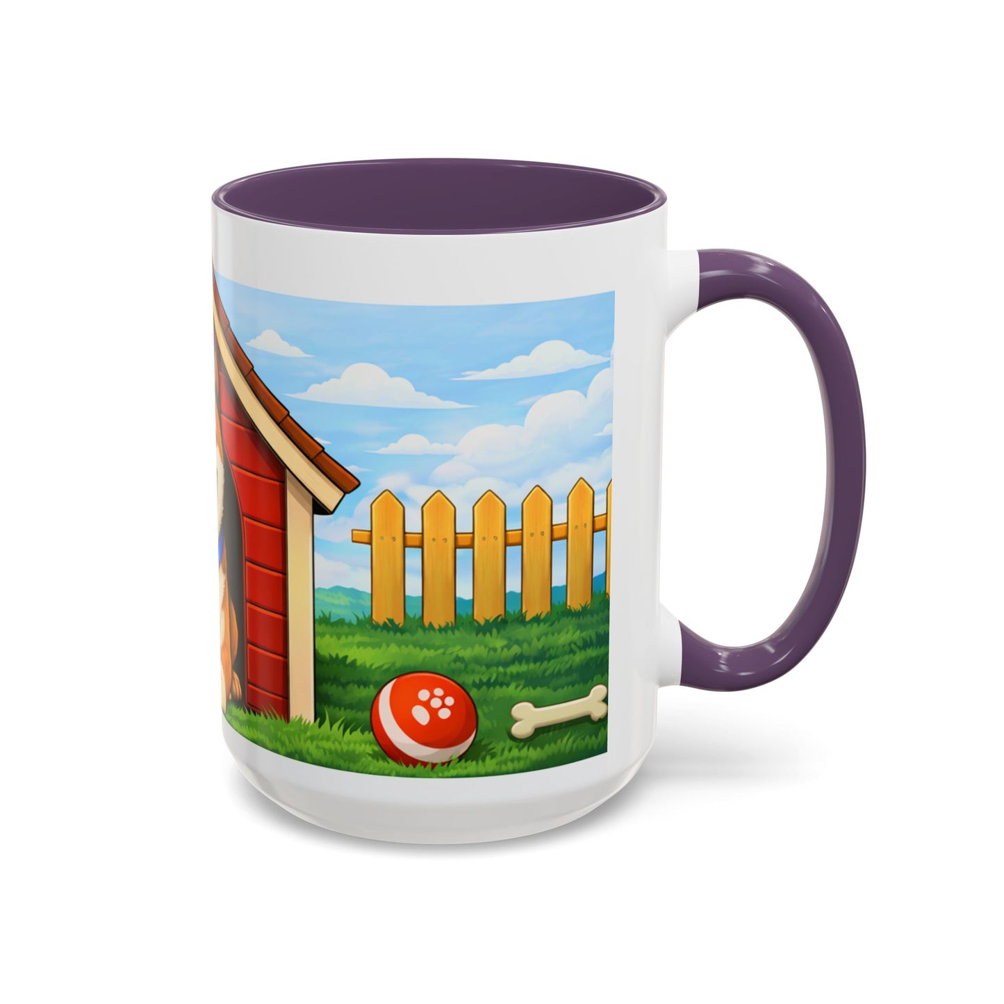 Akita  Red Dog House Accent Coffee Mug (11/15oz)