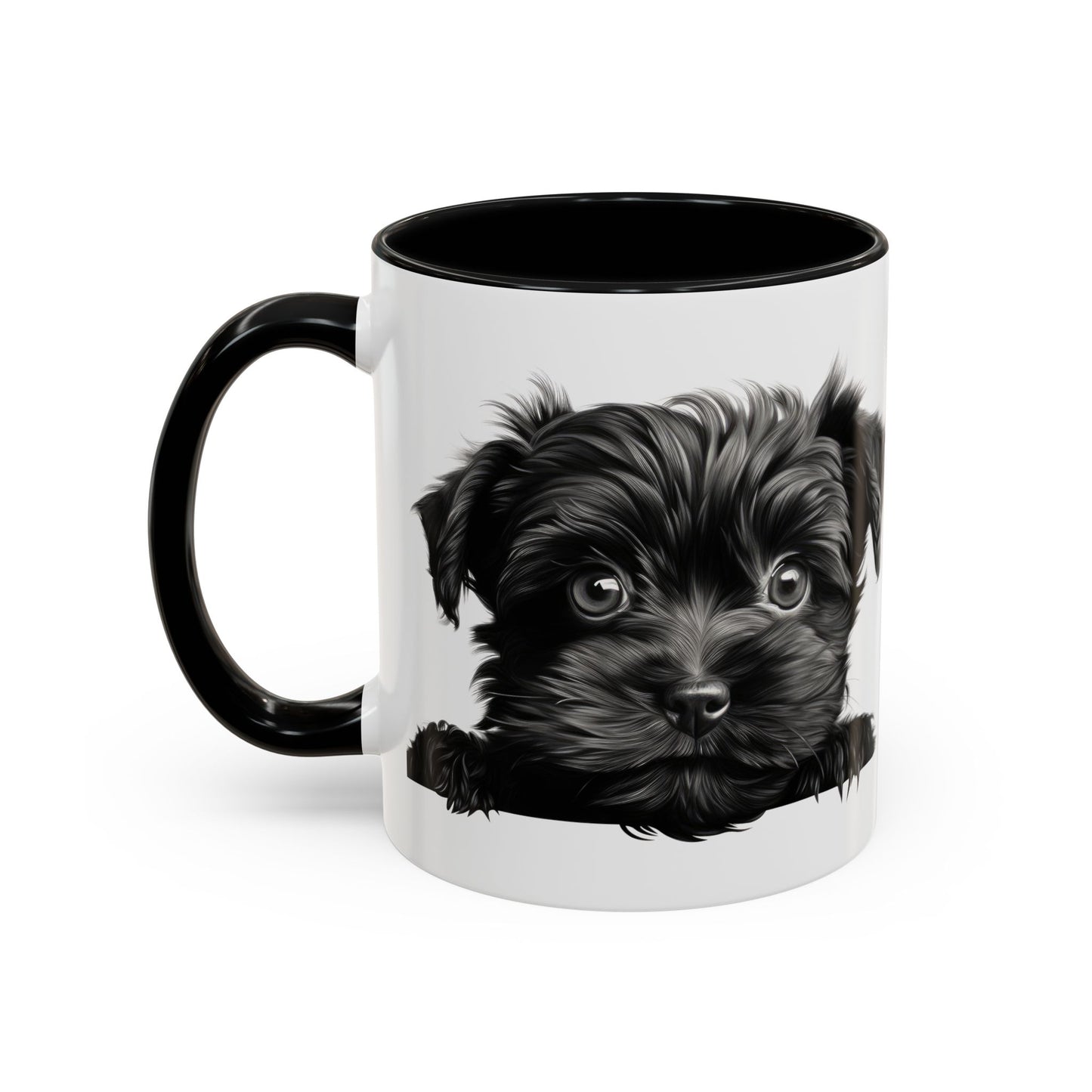 Affrenpinscher Accent Coffee Mug – Cute Dog Face 11/15oz