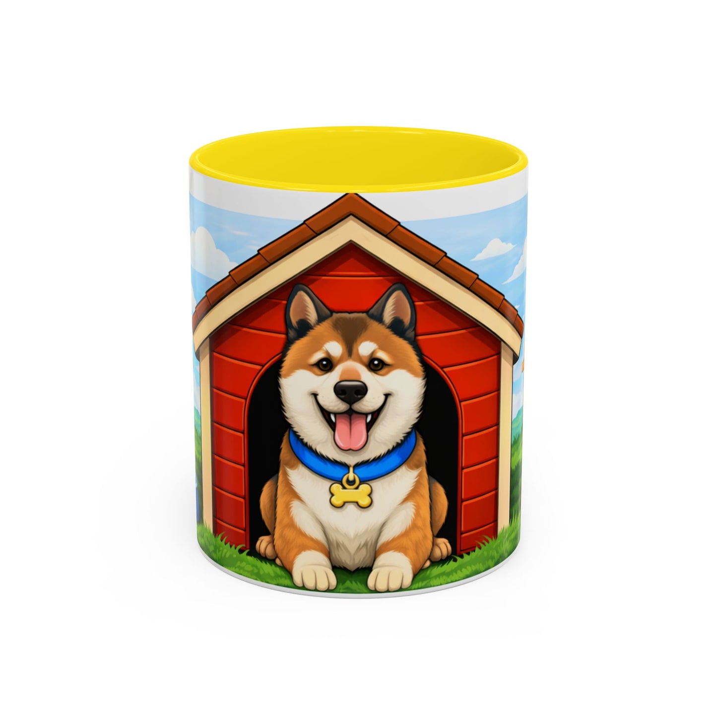 Akita  Red Dog House Accent Coffee Mug (11/15oz)