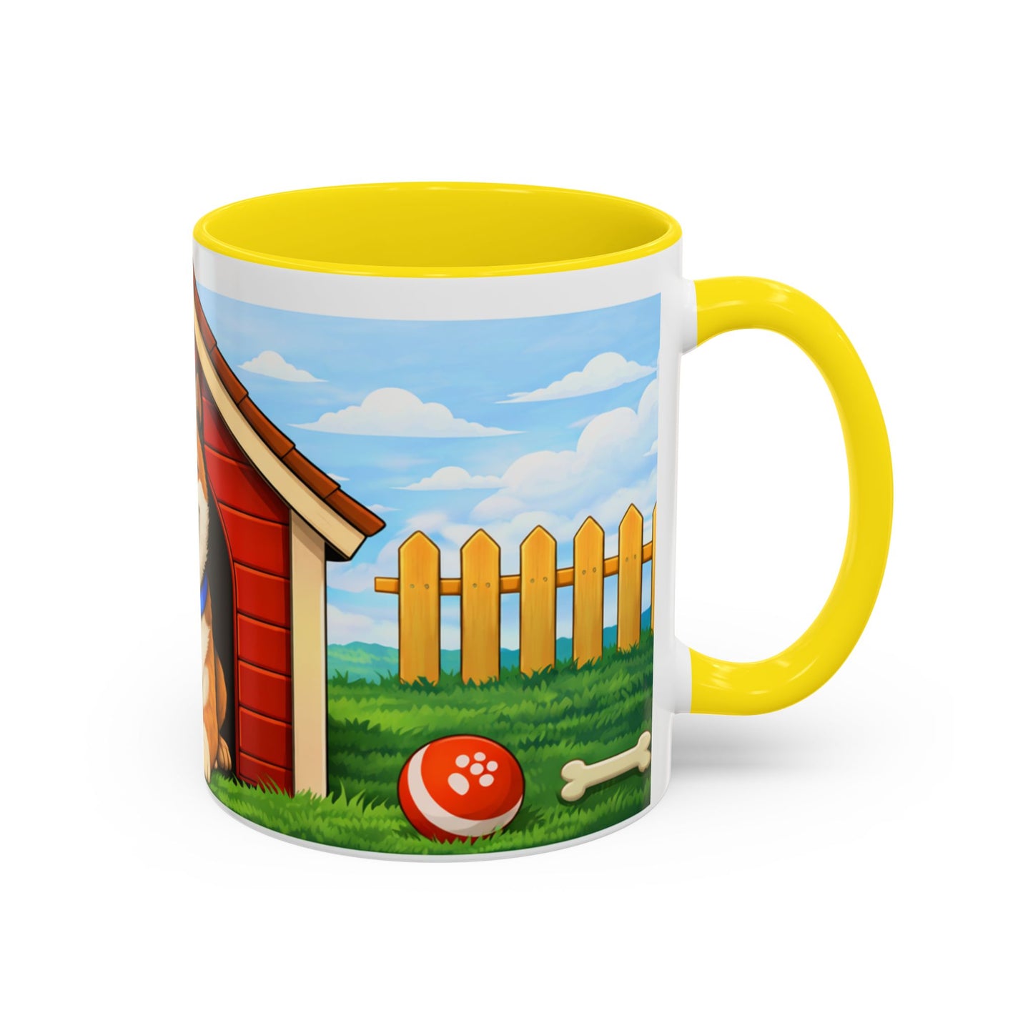 Akita  Red Dog House Accent Coffee Mug (11/15oz)