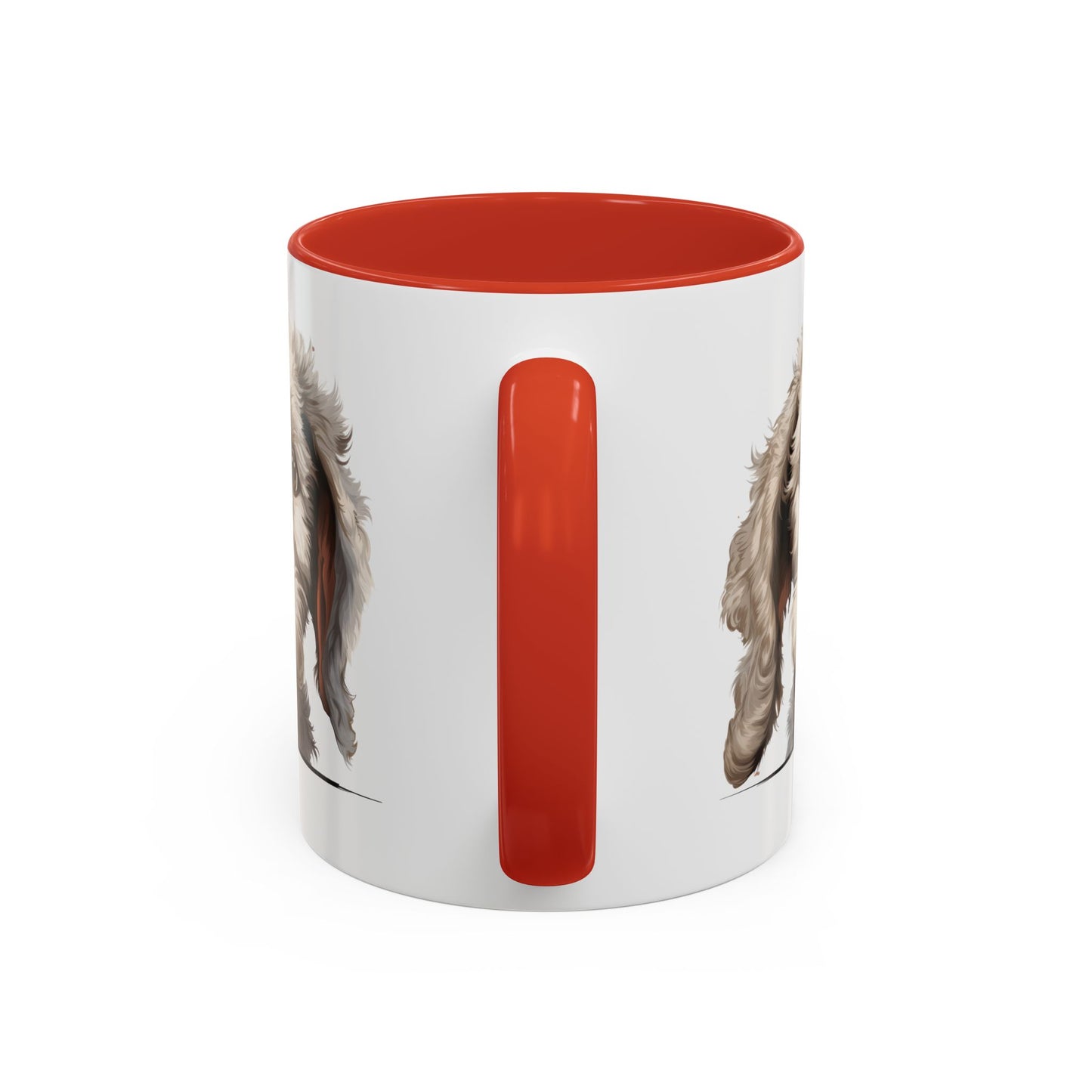 Bedlington Terrier Coffee Mug — Happy Dog Accent 11/15oz