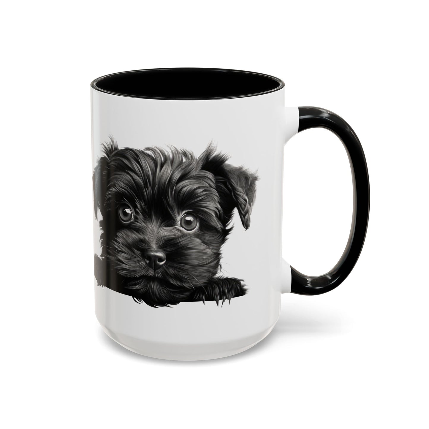 Affrenpinscher Accent Coffee Mug – Cute Dog Face 11/15oz