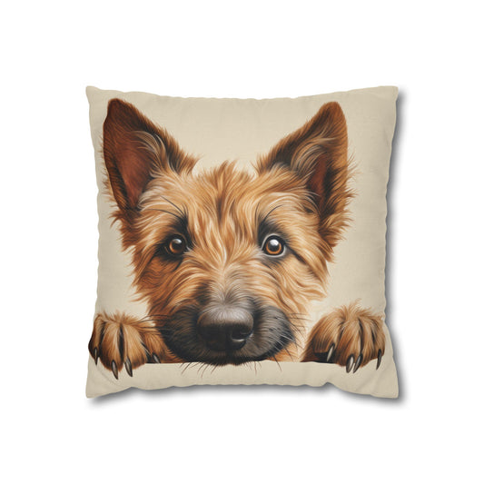 Berger Picard Pillowcase – Dog Face Decorative Throw Pillow Cover