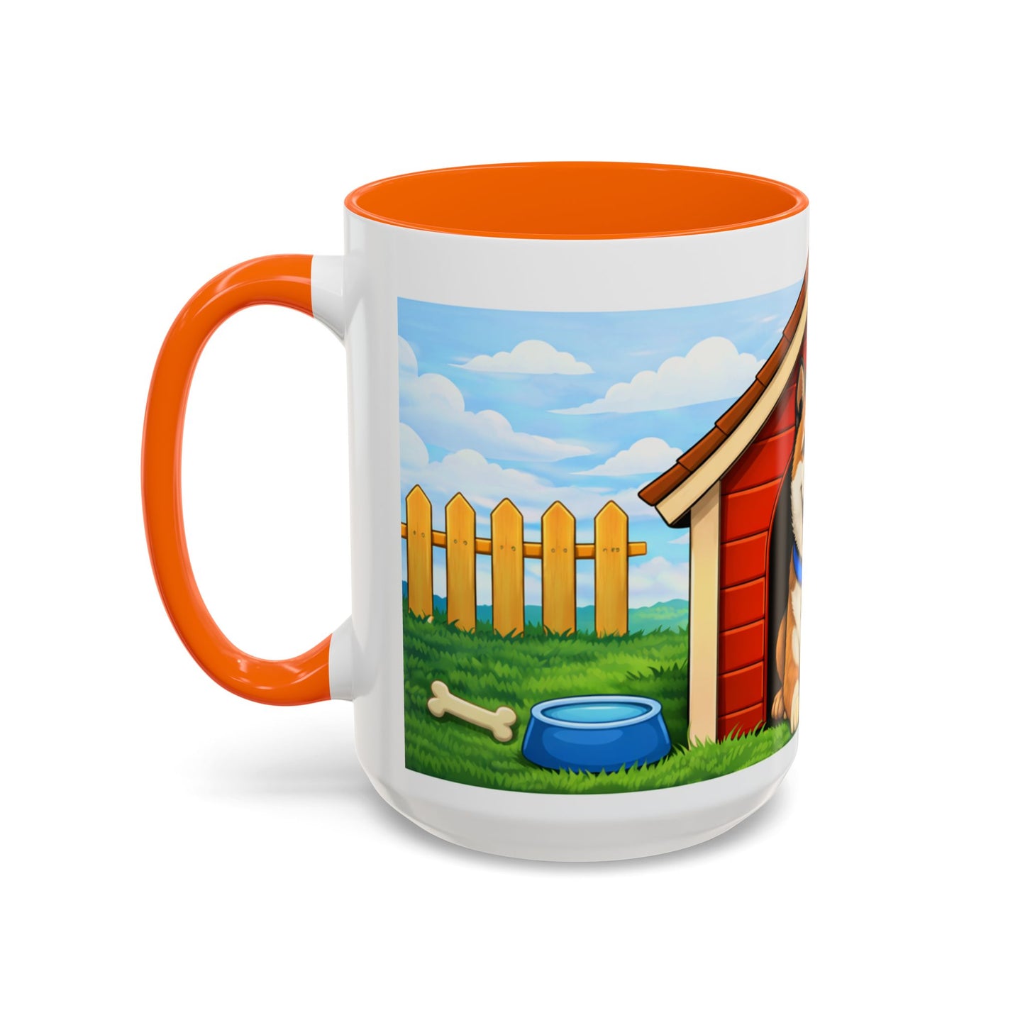 Akita  Red Dog House Accent Coffee Mug (11/15oz)