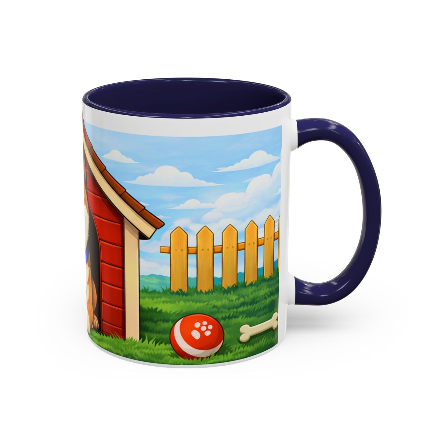 Akita  Red Dog House Accent Coffee Mug (11/15oz)