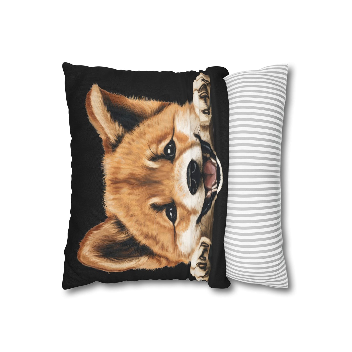 Akita Decorative Pillow Cover — Cute Dog Throw Pillowcase