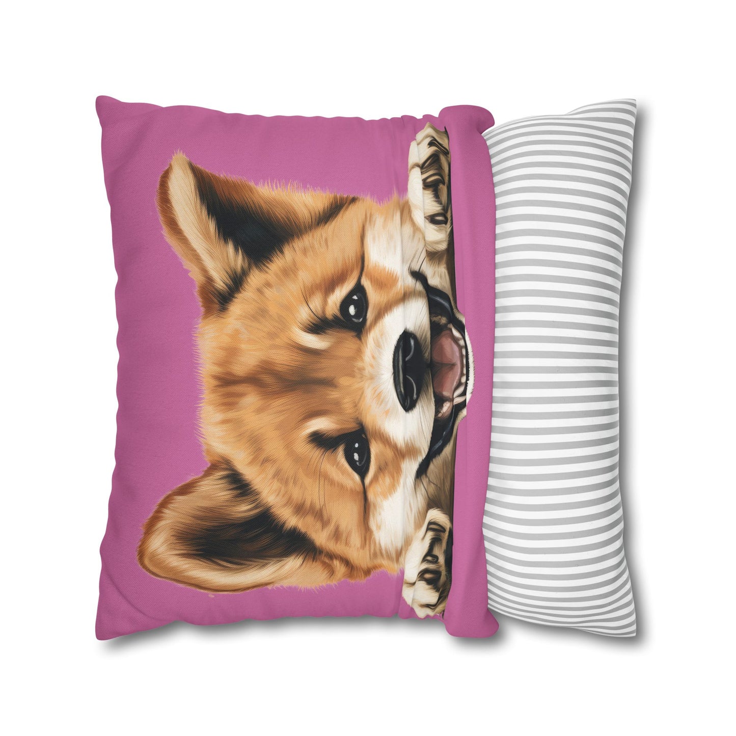 Akita Decorative Pillow Cover — Cute Dog Throw Pillowcase