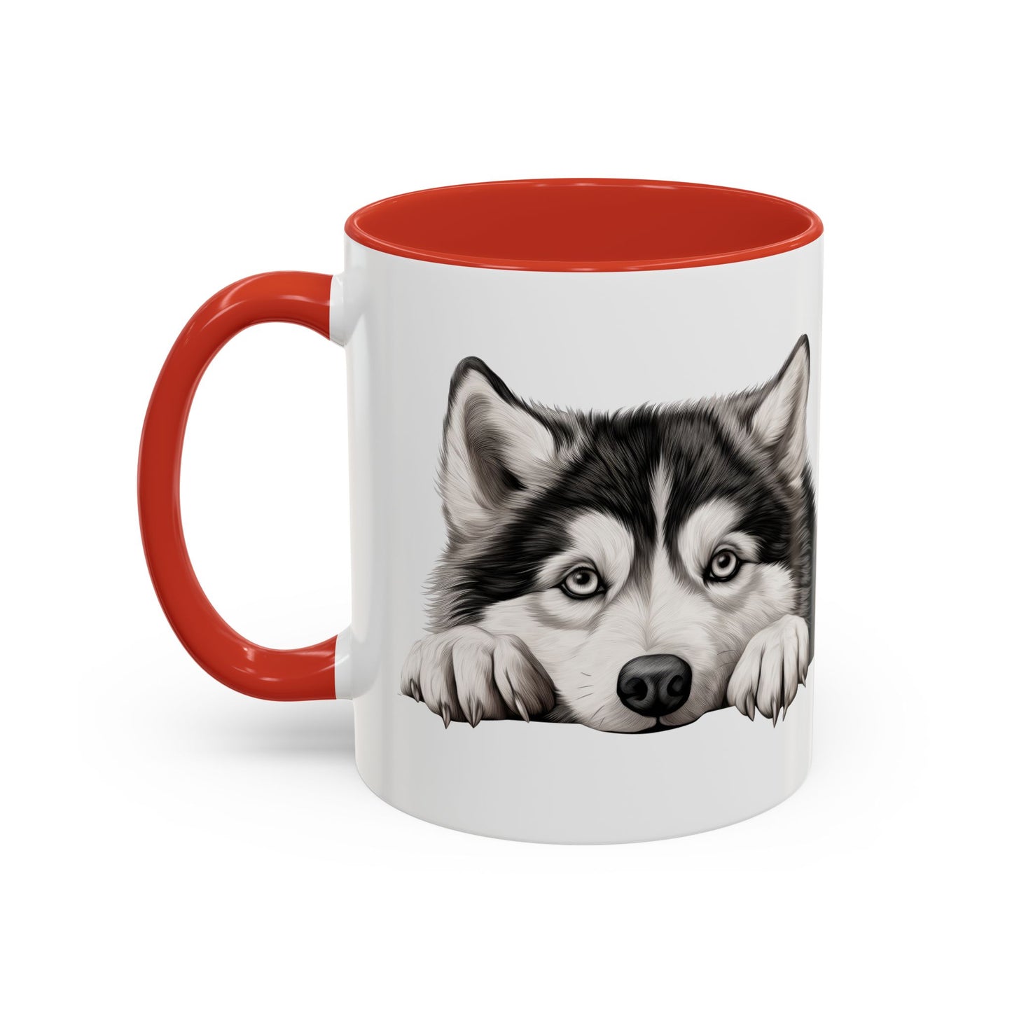 Alaskan Malamute Coffee Mug — Cute Siberian Husky Accent Mug (11/15 oz)