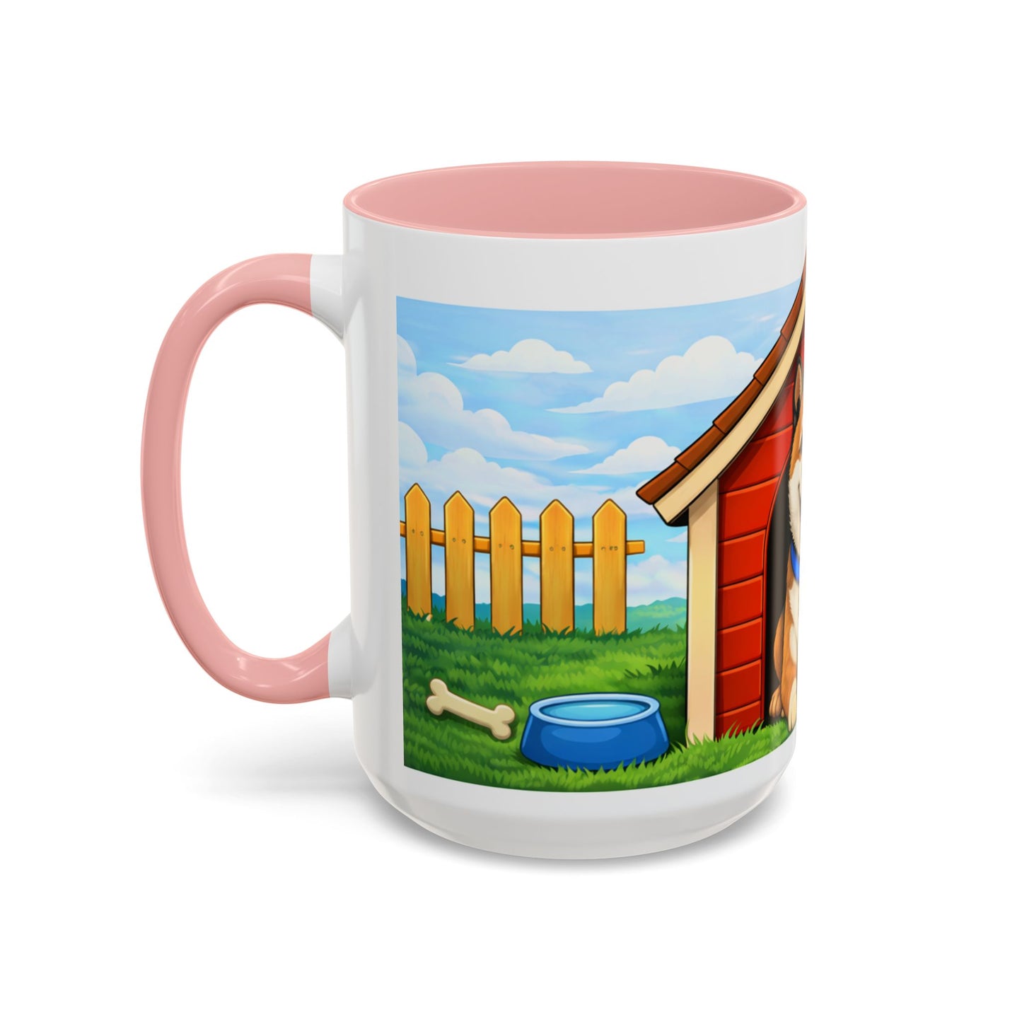 Akita  Red Dog House Accent Coffee Mug (11/15oz)