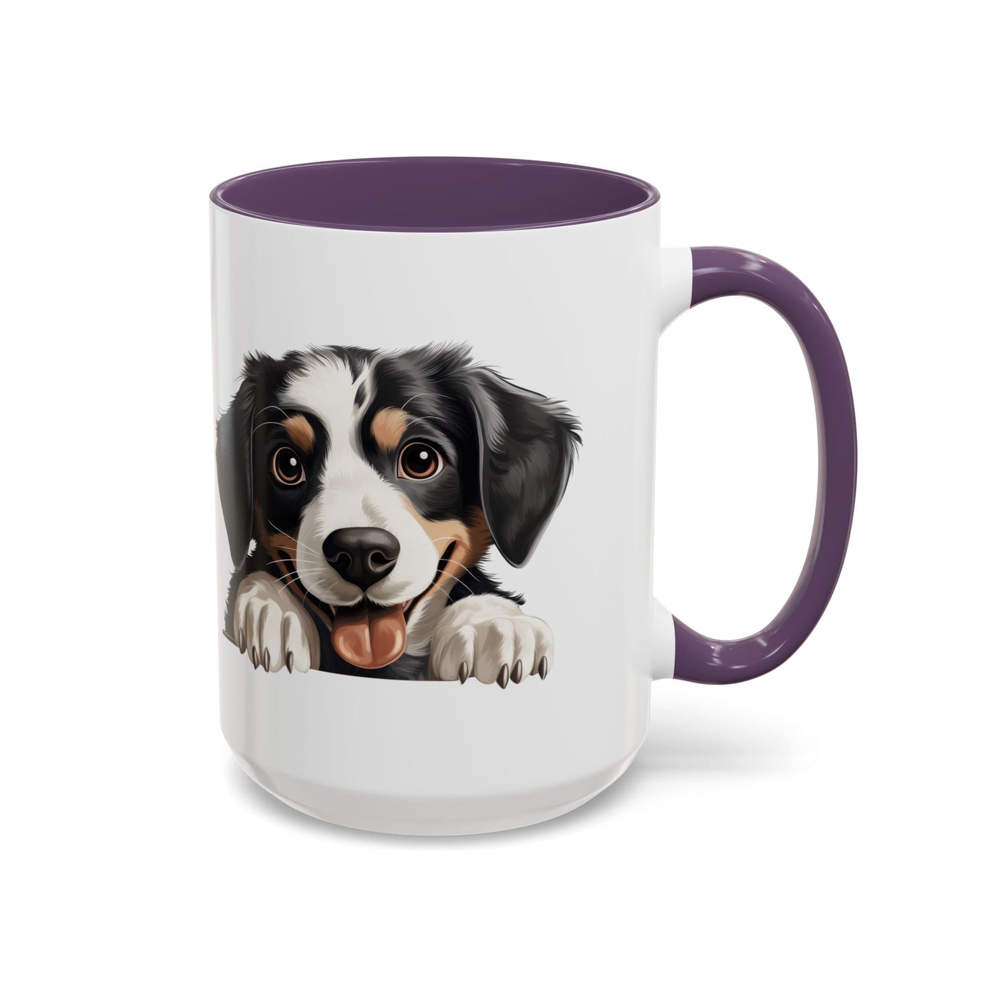 Appenzeller Sennenhund Dog Peek Coffee Mug — Cute Puppy Ceramic Accent Mug (11/15oz)