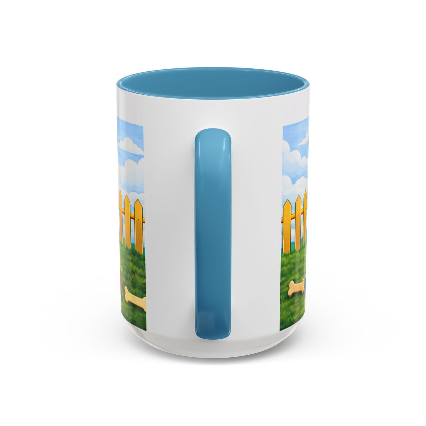 Bernese Mountain — Red Doghouse Accent Mug (11oz/15 oz)