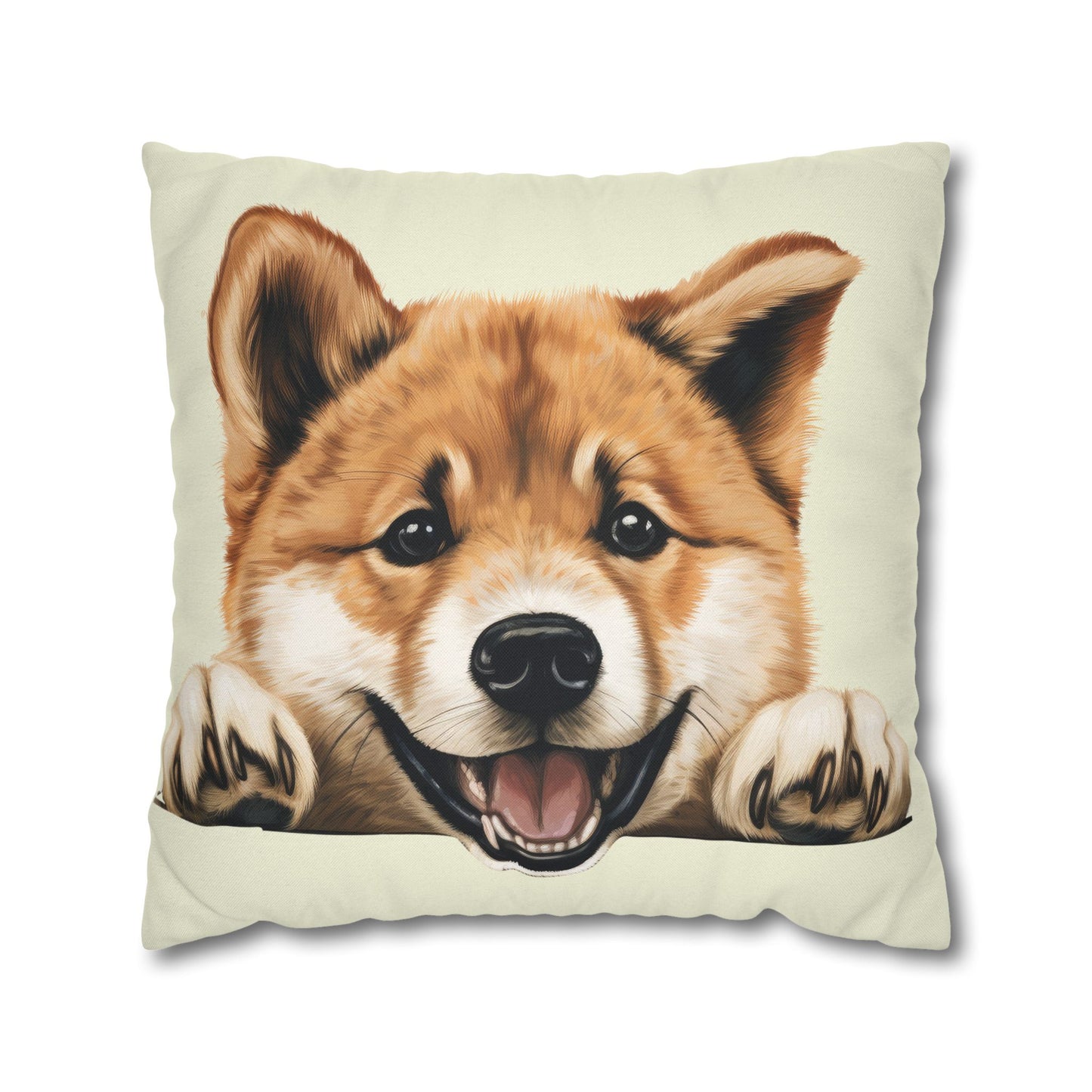 Akita Decorative Pillow Cover — Cute Dog Throw Pillowcase