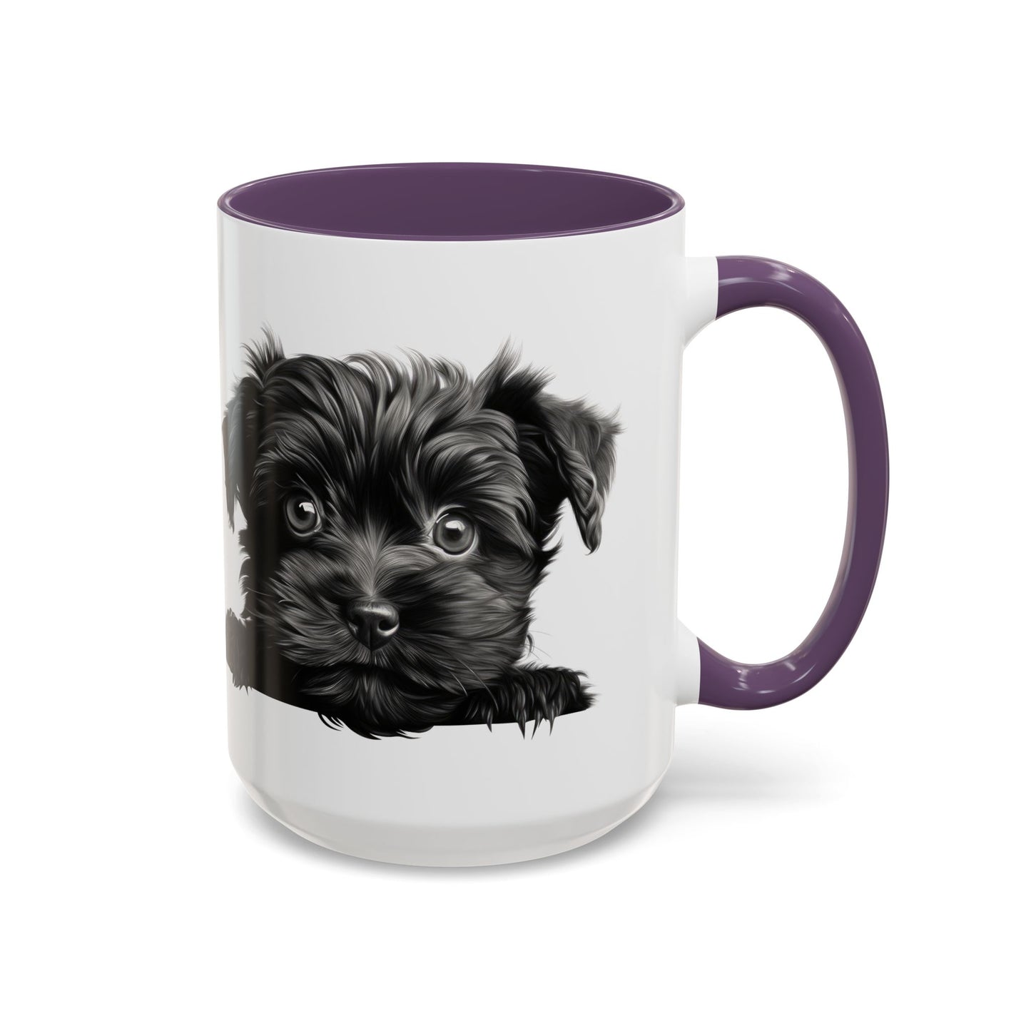 Affrenpinscher Accent Coffee Mug – Cute Dog Face 11/15oz