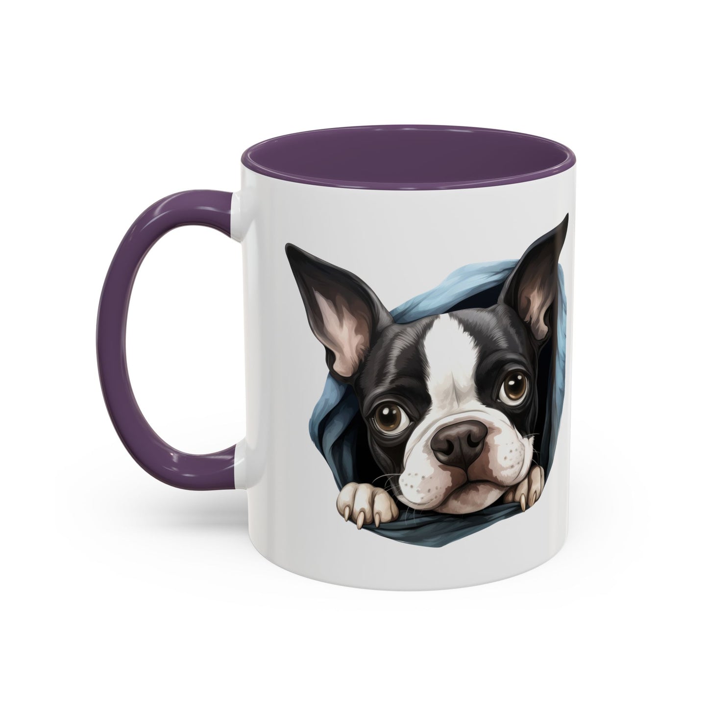 Boston Terrier Coffee Mug — Cute Dog Lover Accent Mug (11/15oz)